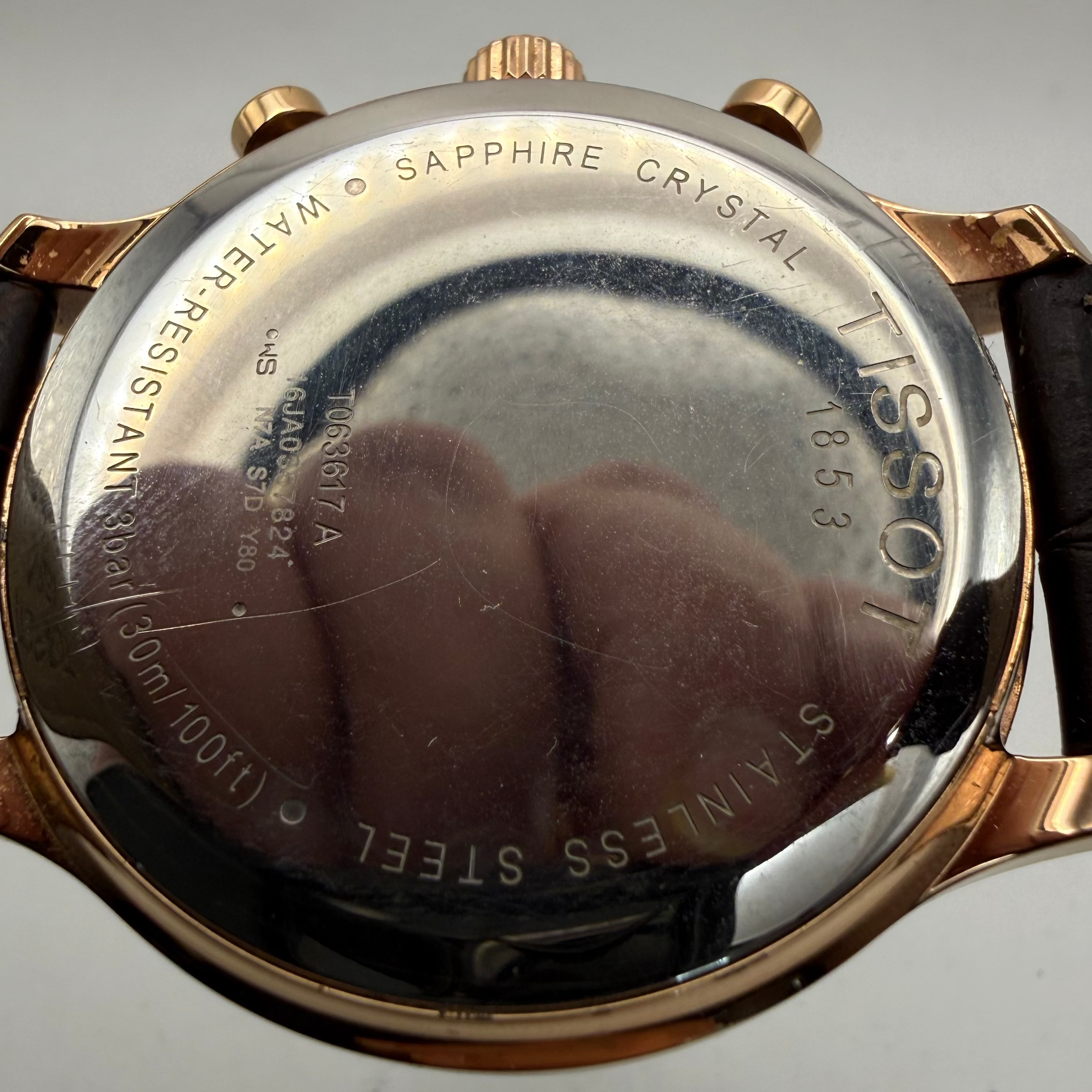 Tissot 1853 Rose Gold Chronograph – Full Set – Sapphire Crystal – Stunning Dress Watch- £250.00