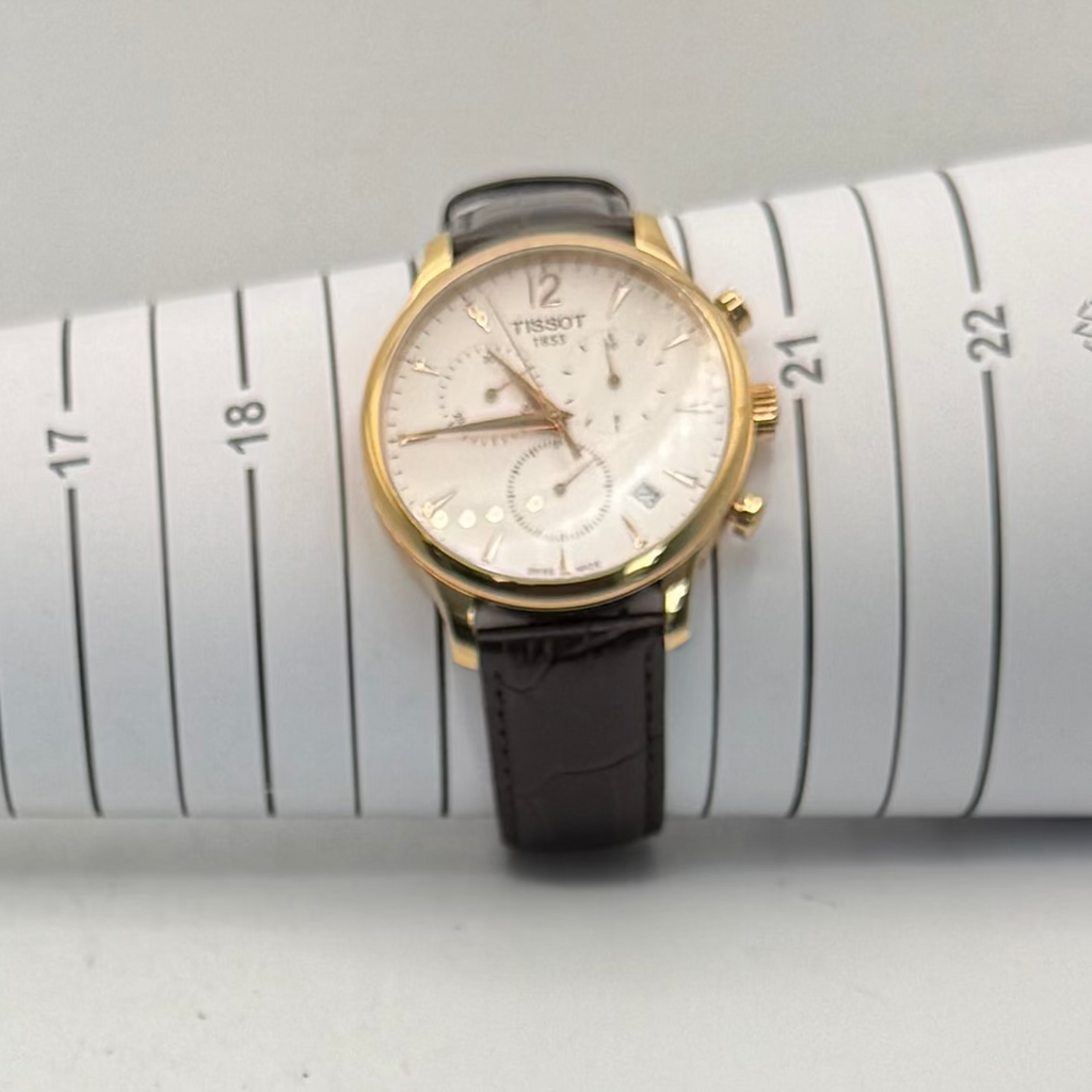 Tissot 1853 Rose Gold Chronograph – Full Set – Sapphire Crystal – Stunning Dress Watch- £250.00