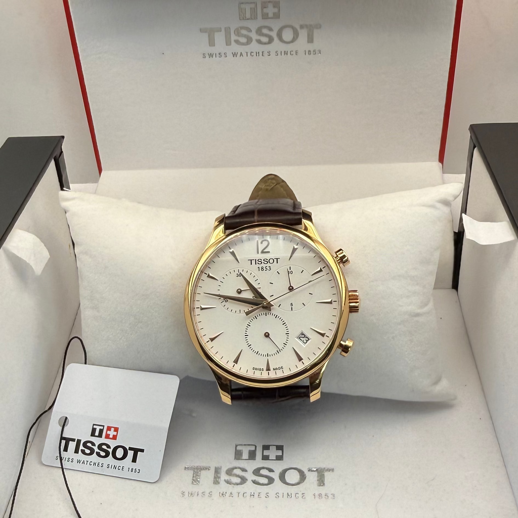 Tissot 1853 Rose Gold Chronograph – Full Set – Sapphire Crystal – Stunning Dress Watch- £250.00