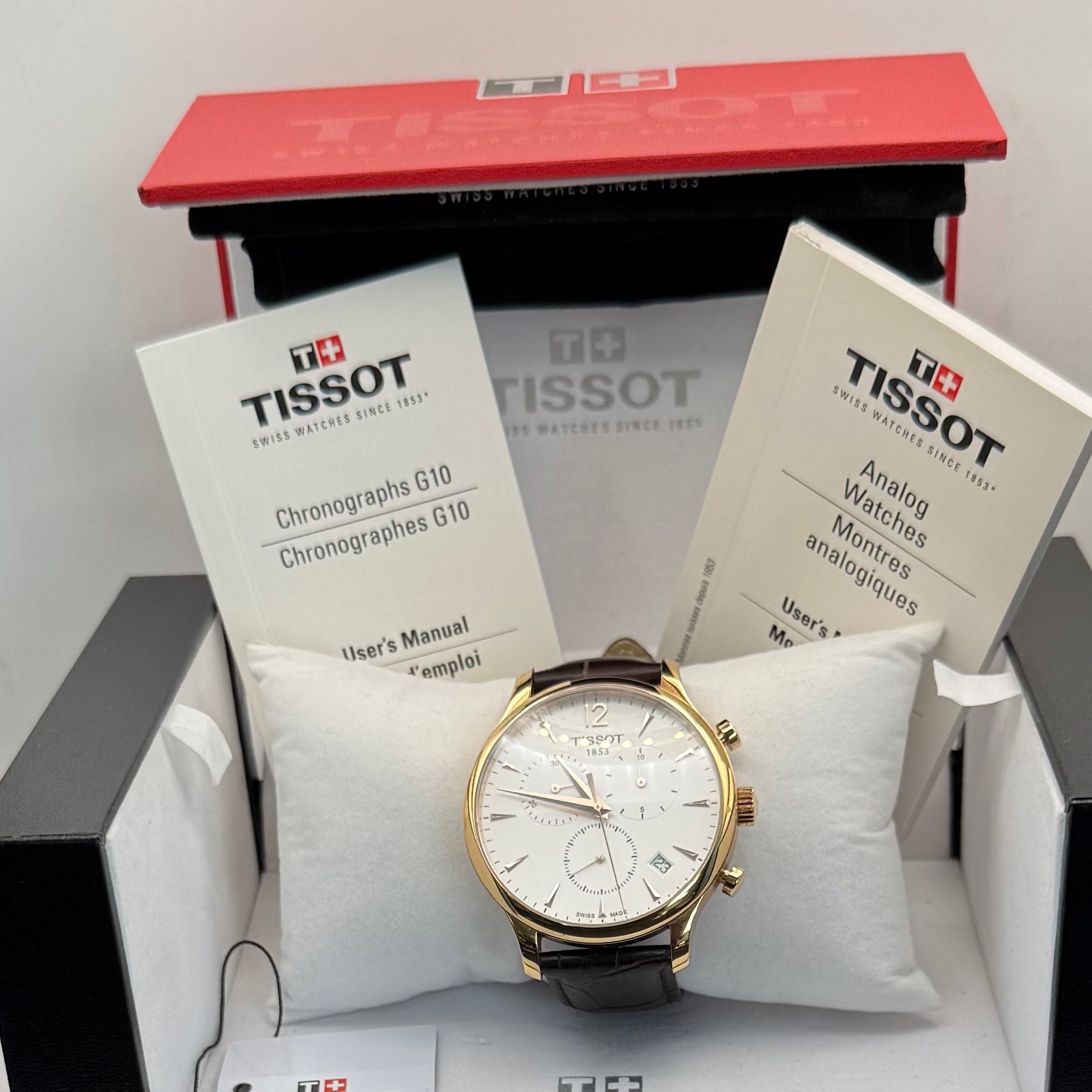 Tissot 1853 Rose Gold Chronograph – Full Set – Sapphire Crystal – Stunning Dress Watch- £250.00