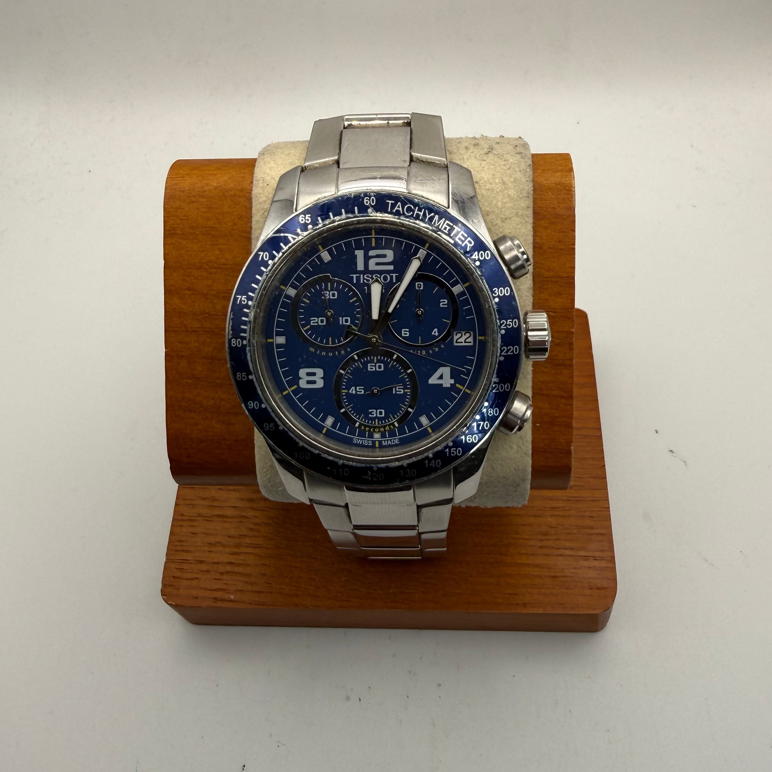 Tissot V8 Chronograph Blue Dial- £180.00