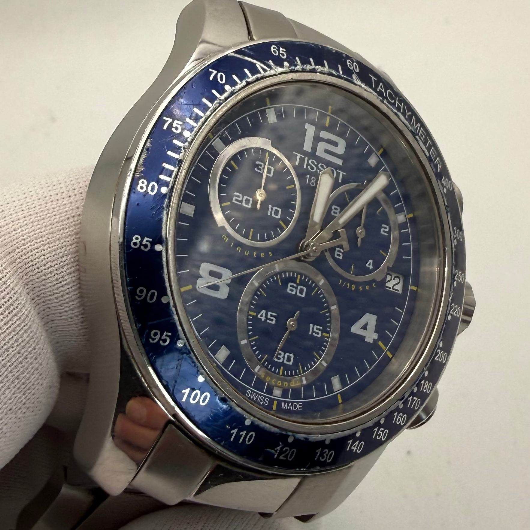 Tissot V8 Chronograph Blue Dial- £180.00