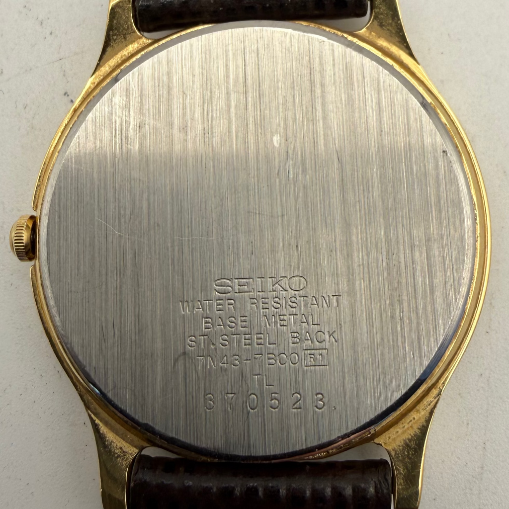 Seiko Quartz Day-Date – Gold Tone- £69.95