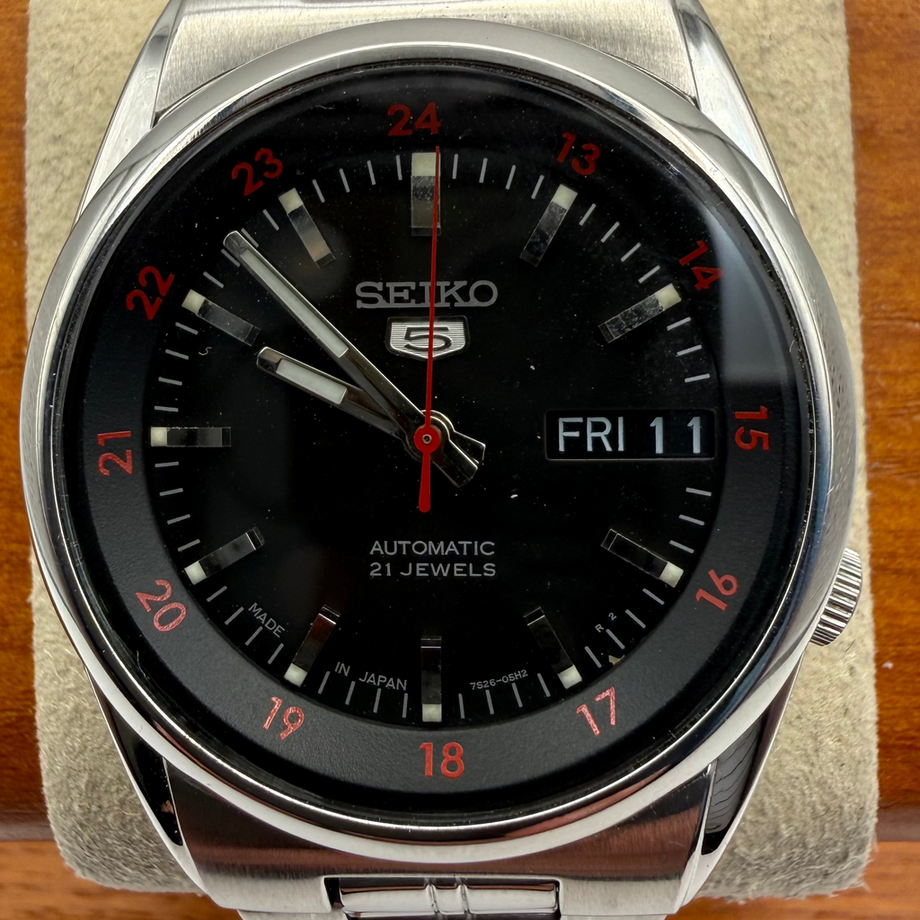 Seiko 5 Automatic 21 Jewels Black Dial-£139.95