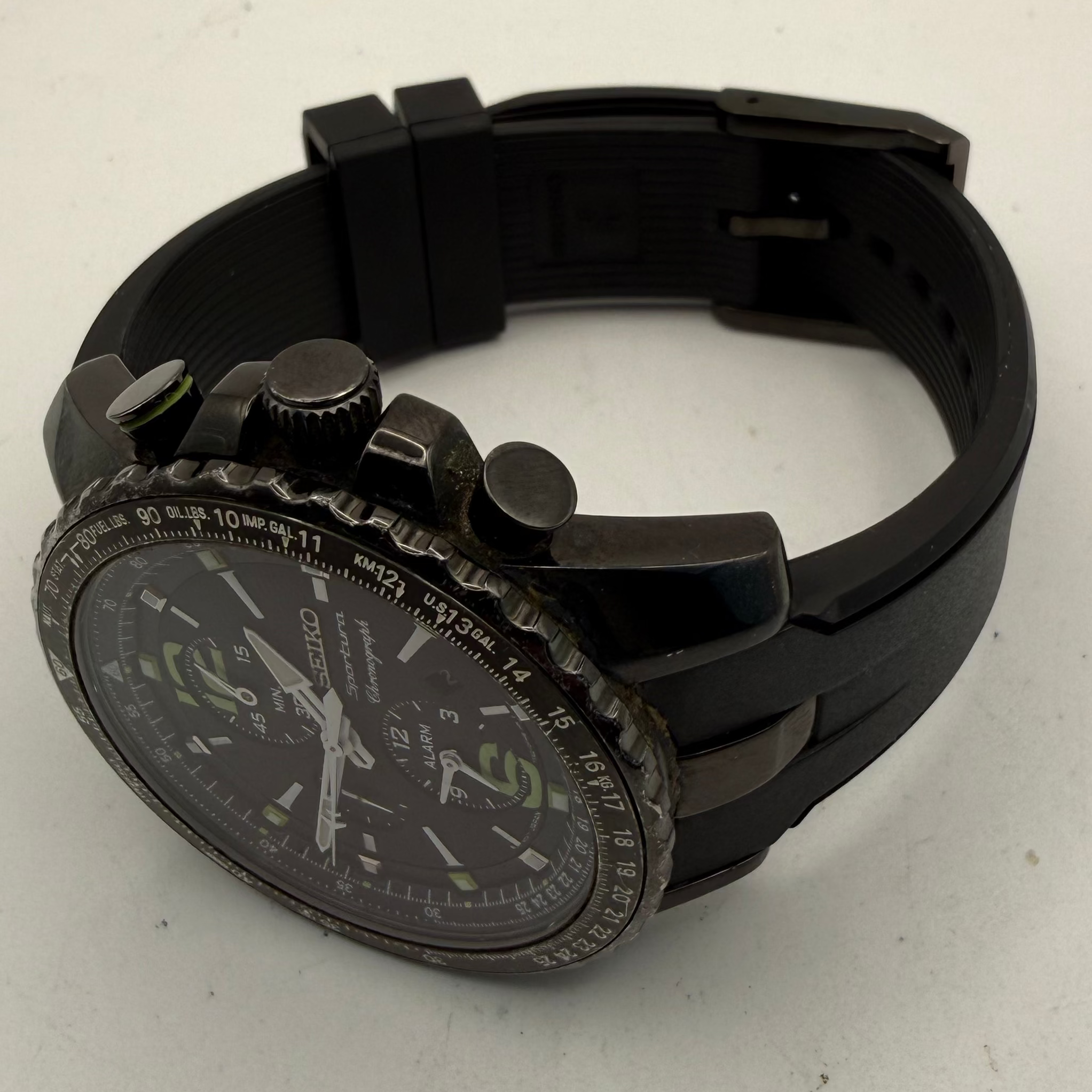 Seiko Sportura Chronograph Alarm SNAE67P1 7T62-0LA0 Men's Watch- £225.00