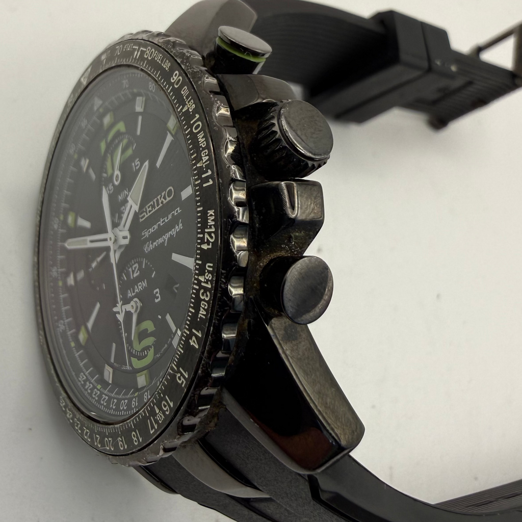 Seiko Sportura Chronograph Alarm SNAE67P1 7T62-0LA0 Men's Watch- £225.00