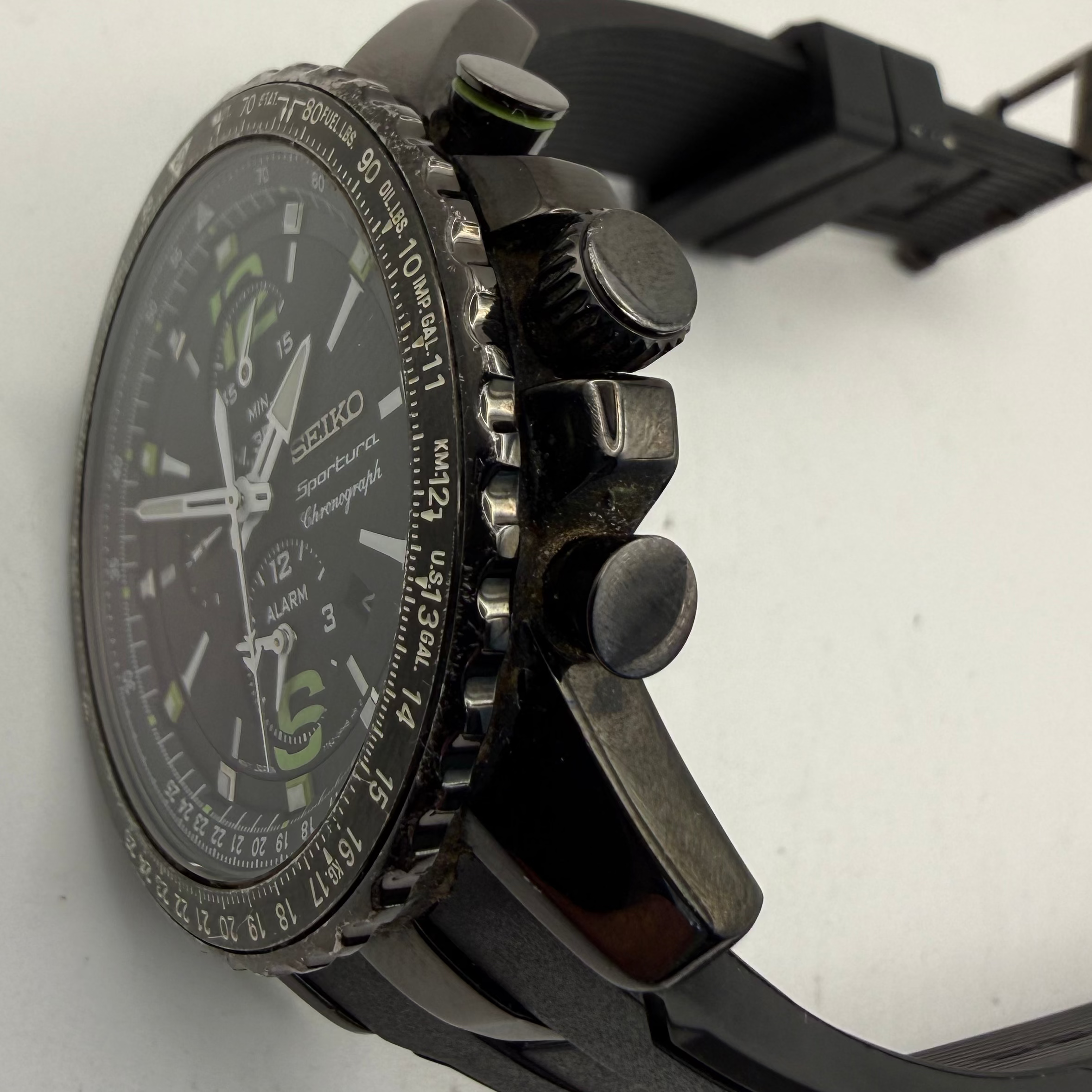 Seiko Sportura Chronograph Alarm SNAE67P1 7T62-0LA0 Men's Watch- £225.00