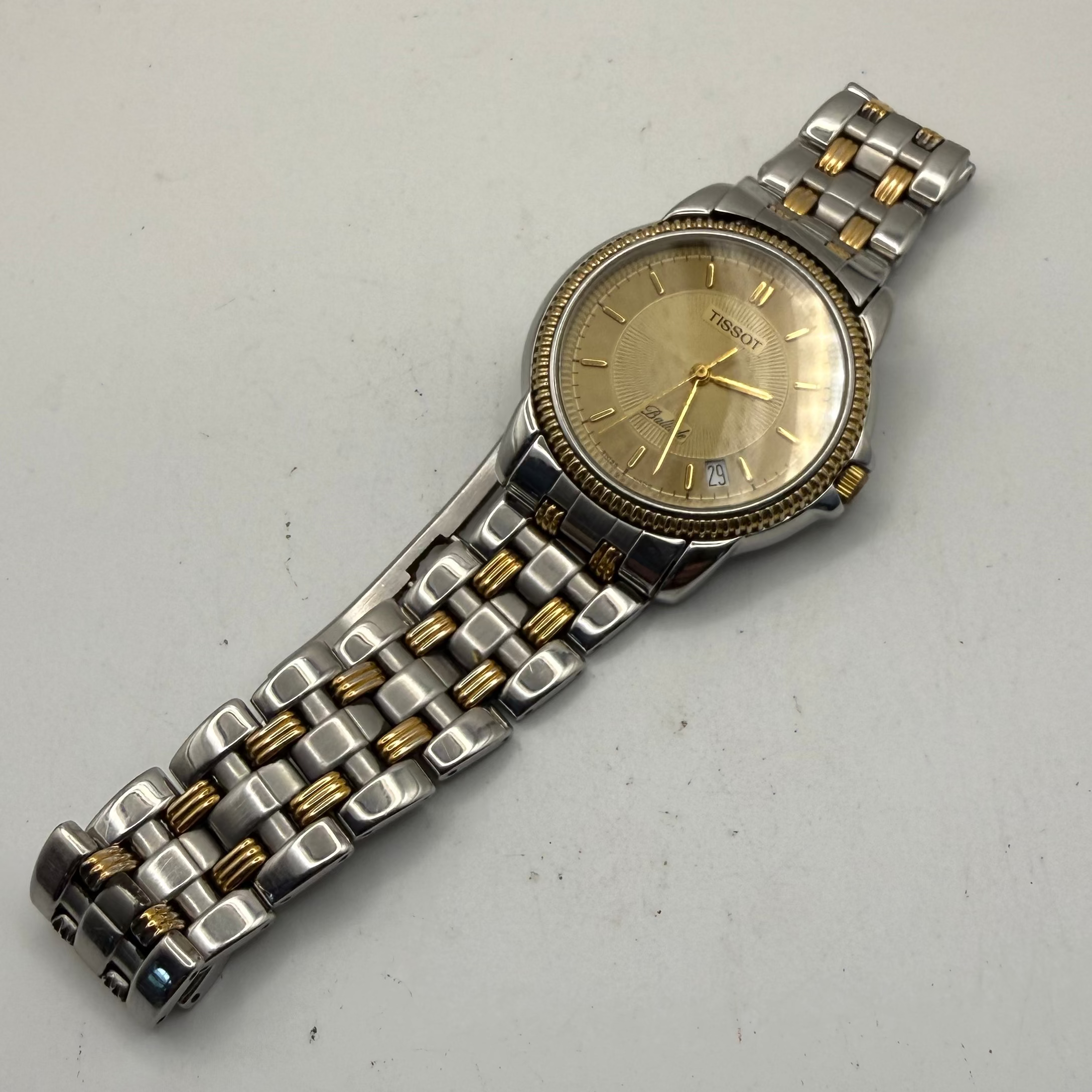 Tissot Ballade Swiss Made Two Tone Quartz Watch Full Set Sapphire Crystal 37mm- £240.00