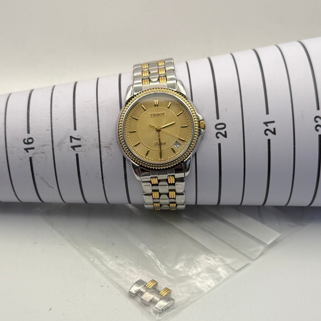 Tissot Ballade Swiss Made Two Tone Quartz Watch Full Set Sapphire Crystal 37mm- £240.00