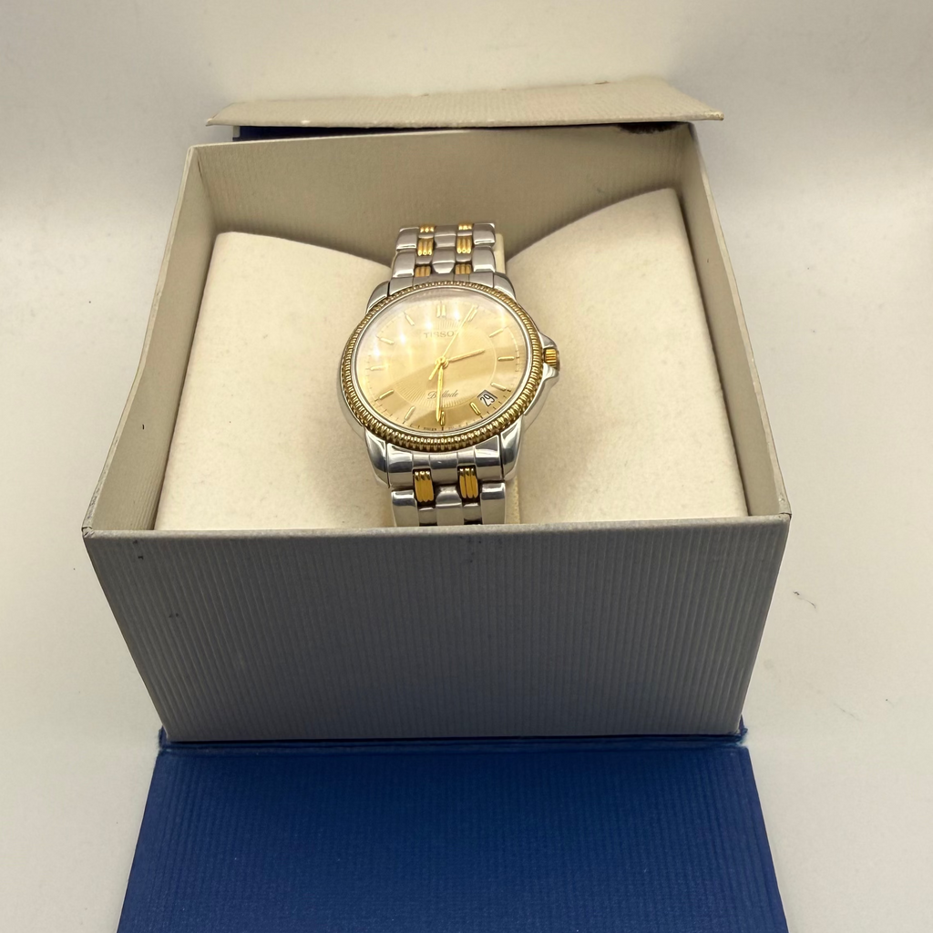 Tissot Ballade Swiss Made Two Tone Quartz Watch Full Set Sapphire Crystal 37mm- £240.00