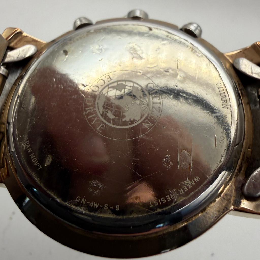Citizen Eco-Drive Chronograph Rose Gold Tone Full Set Watch (Fully Tested and Working)- £140.00