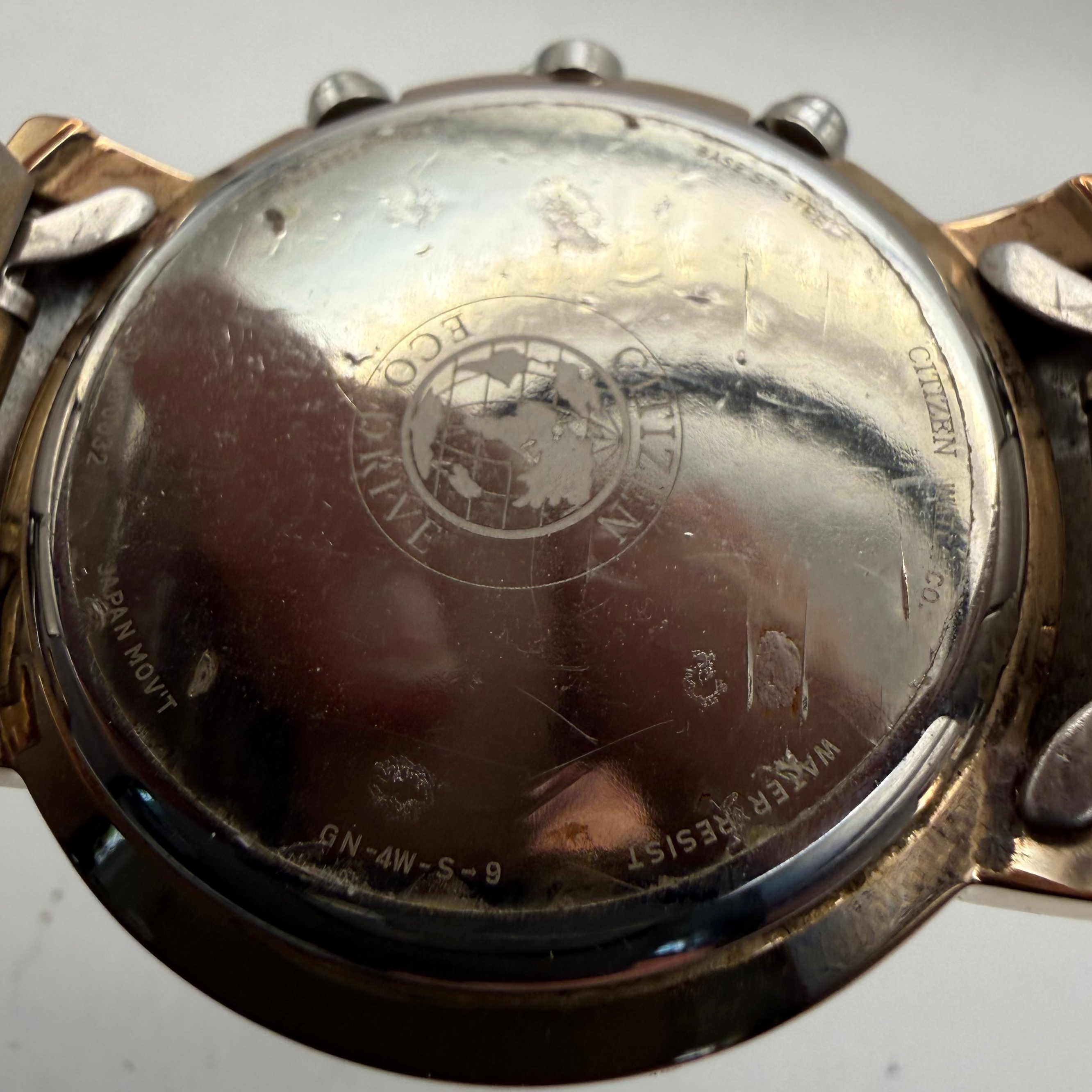 Citizen Eco-Drive Chronograph Rose Gold Tone Full Set Watch (Fully Tested and Working)- £140.00