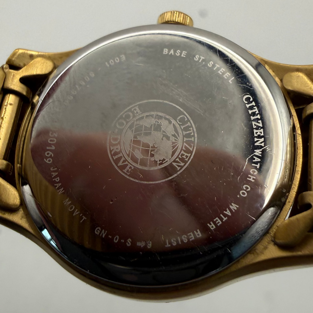 Citizen Eco-Drive Gold Tone Day Date Watch (Fully Tested and Working)- £35.00