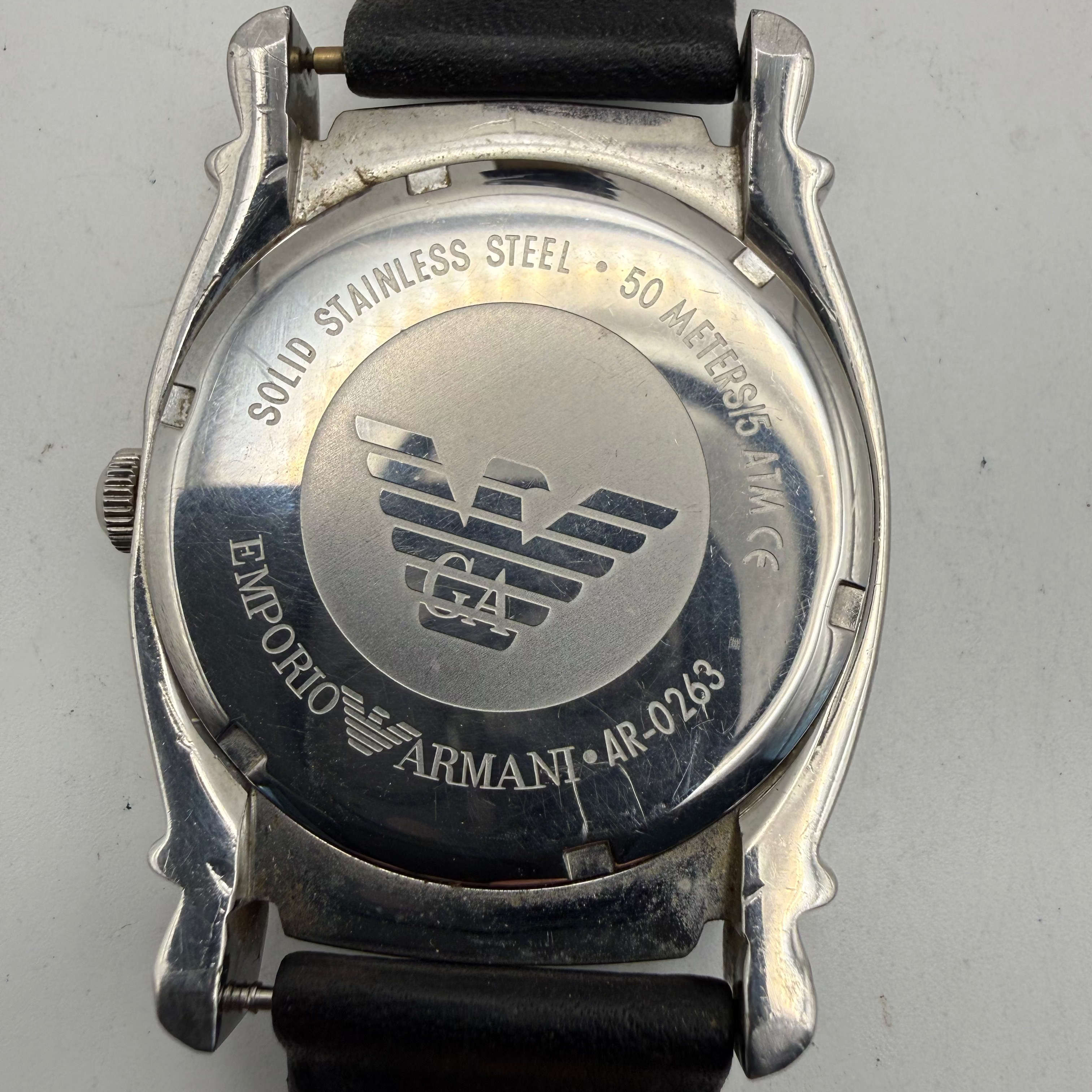 Emporio Armani AR-0263 Watch (Fully Tested and Working)- £50.00