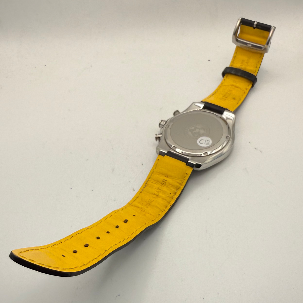 Citizen Eco-Drive H500-S121082 Chronograph WR100 Black & Yellow Racing Dial 48mm- £120.00