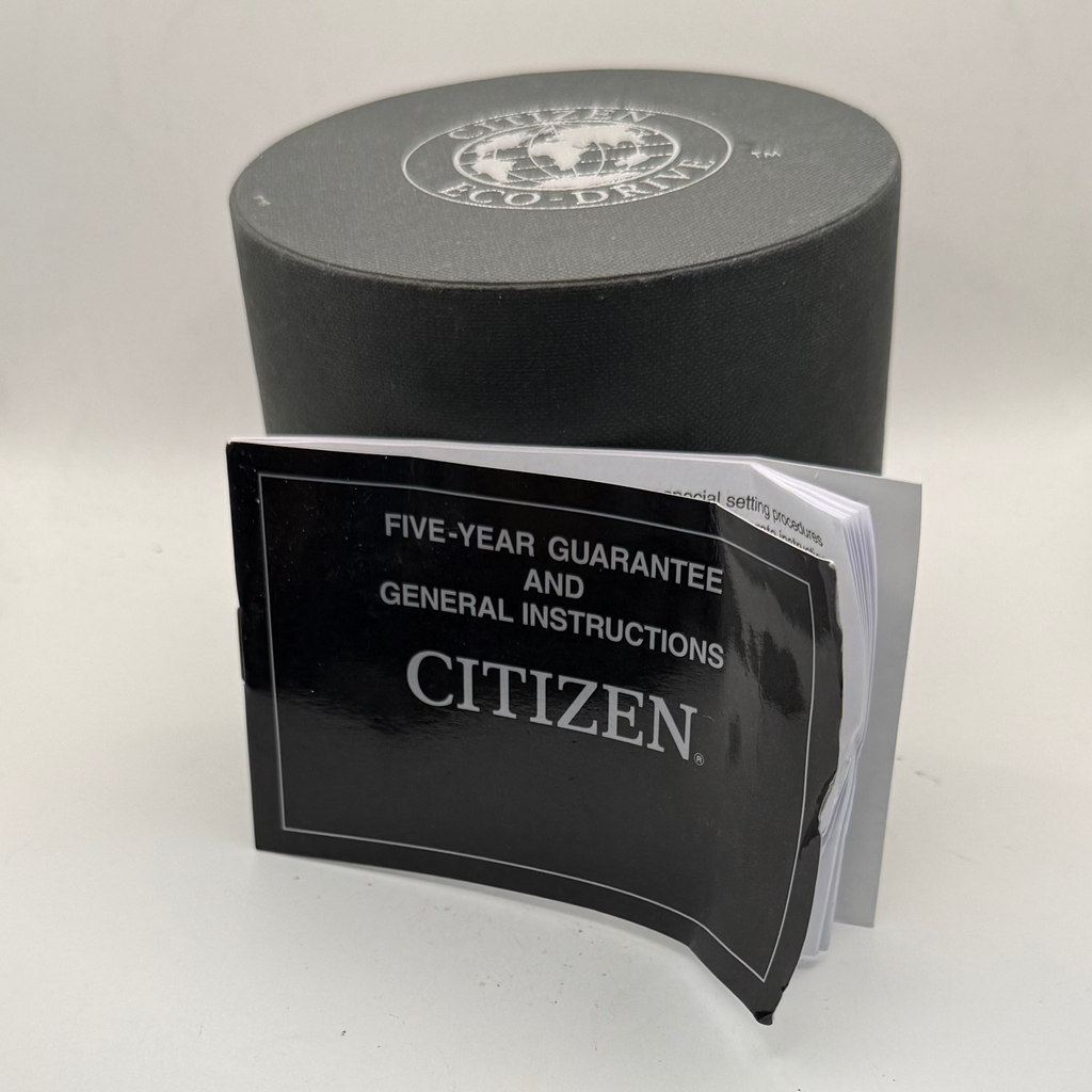 Citizen Eco-Drive B690-S077874 Military Style Black PVD WR100 46mm Men's Watch Boxed- £95.00