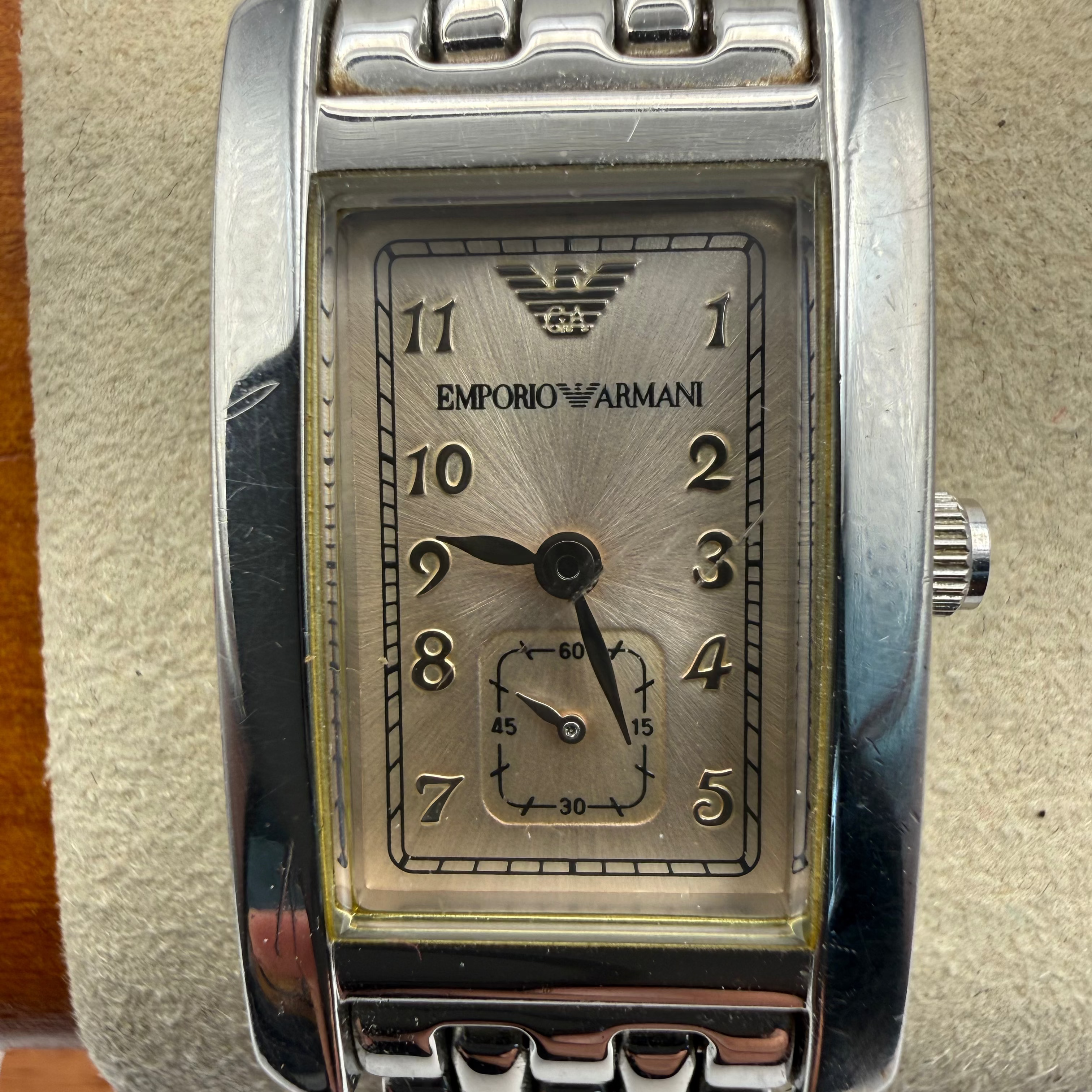 Emporio Armani Ladies Watch Stainless Steel Bracelet- £45.00