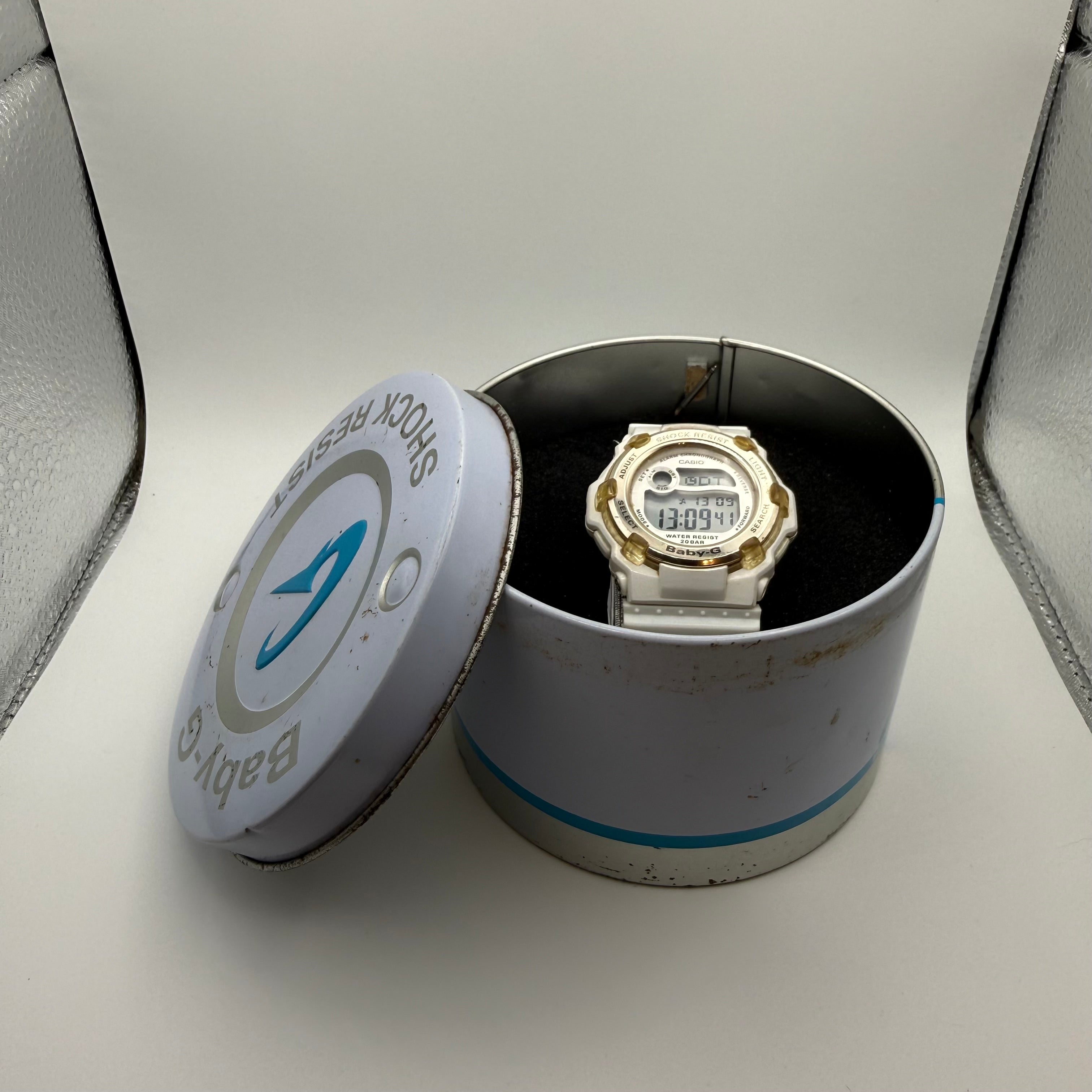 Casio Baby-G Shock Resistant Ladies Watch - White & Gold-£39.99
