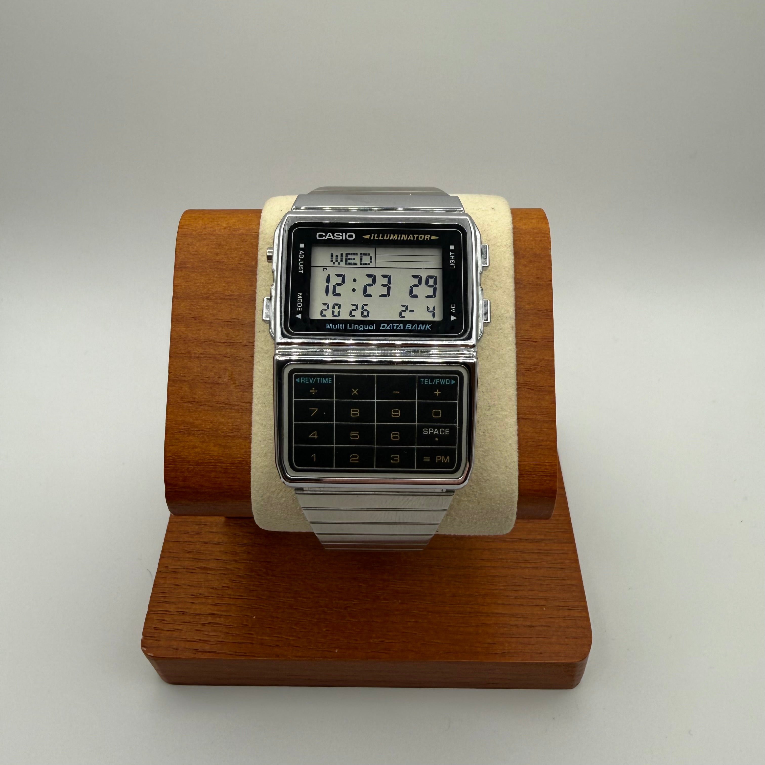 Casio BBC-11 Vintage Calculator Watch – Stainless Steel – Pre-Loved