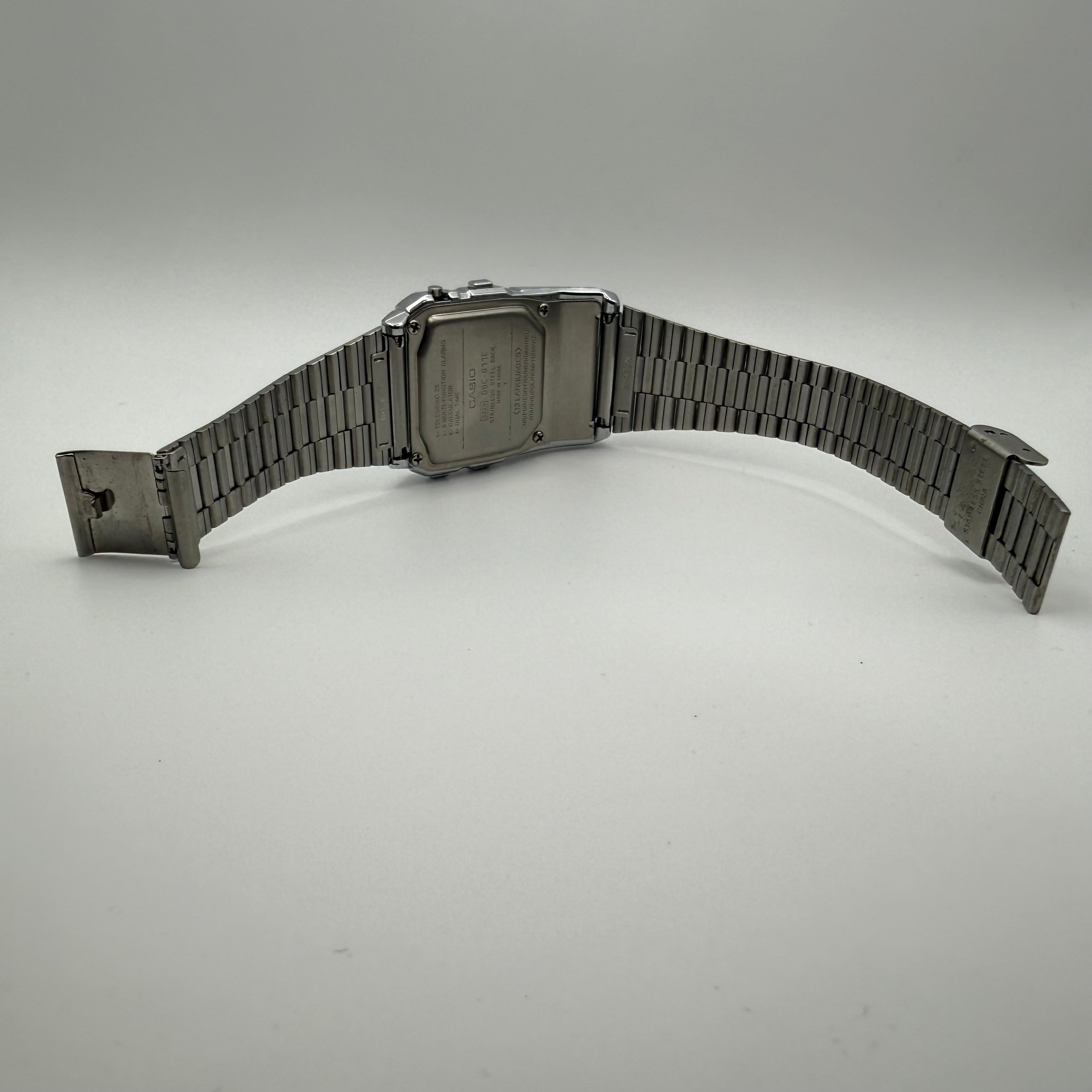 Casio BBC-11 Vintage Calculator Watch – Stainless Steel – Pre-Loved