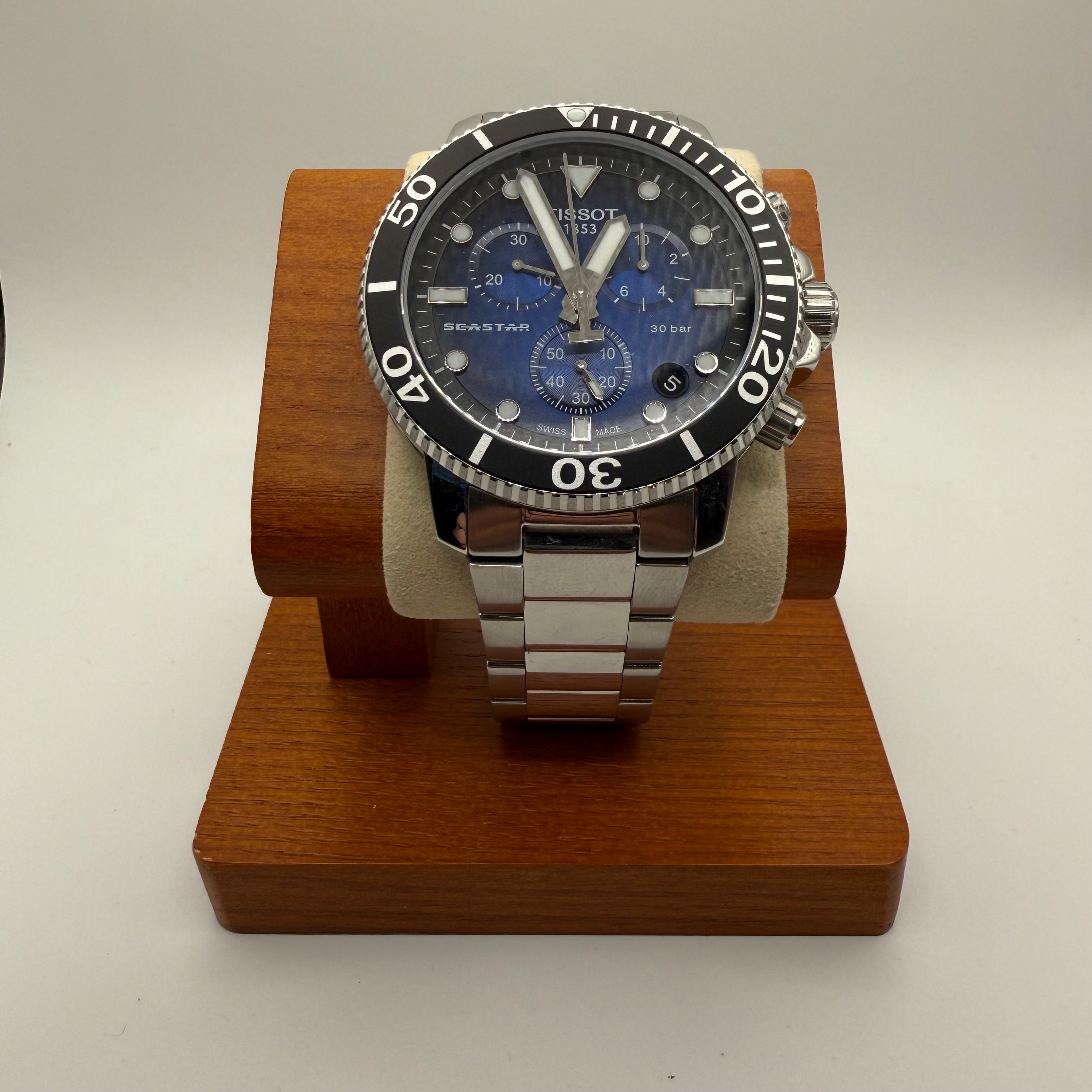 Tissot Seastar 1000 Quartz Chronograph - Blue Dial-£299.99