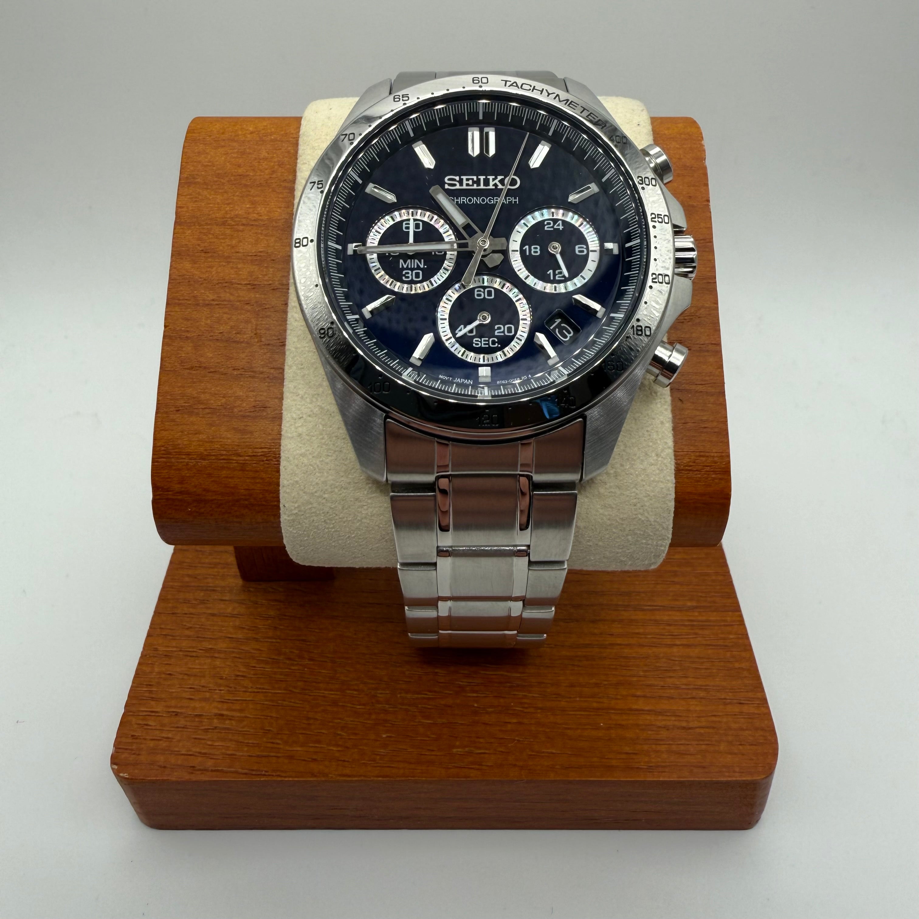 Seiko Chronograph Blue Dial-£179.99