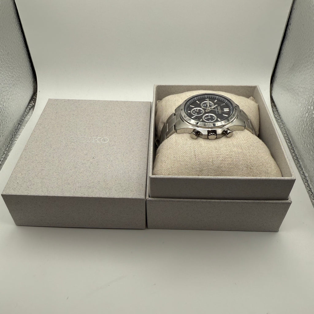 Seiko Chronograph Blue Dial-£179.99