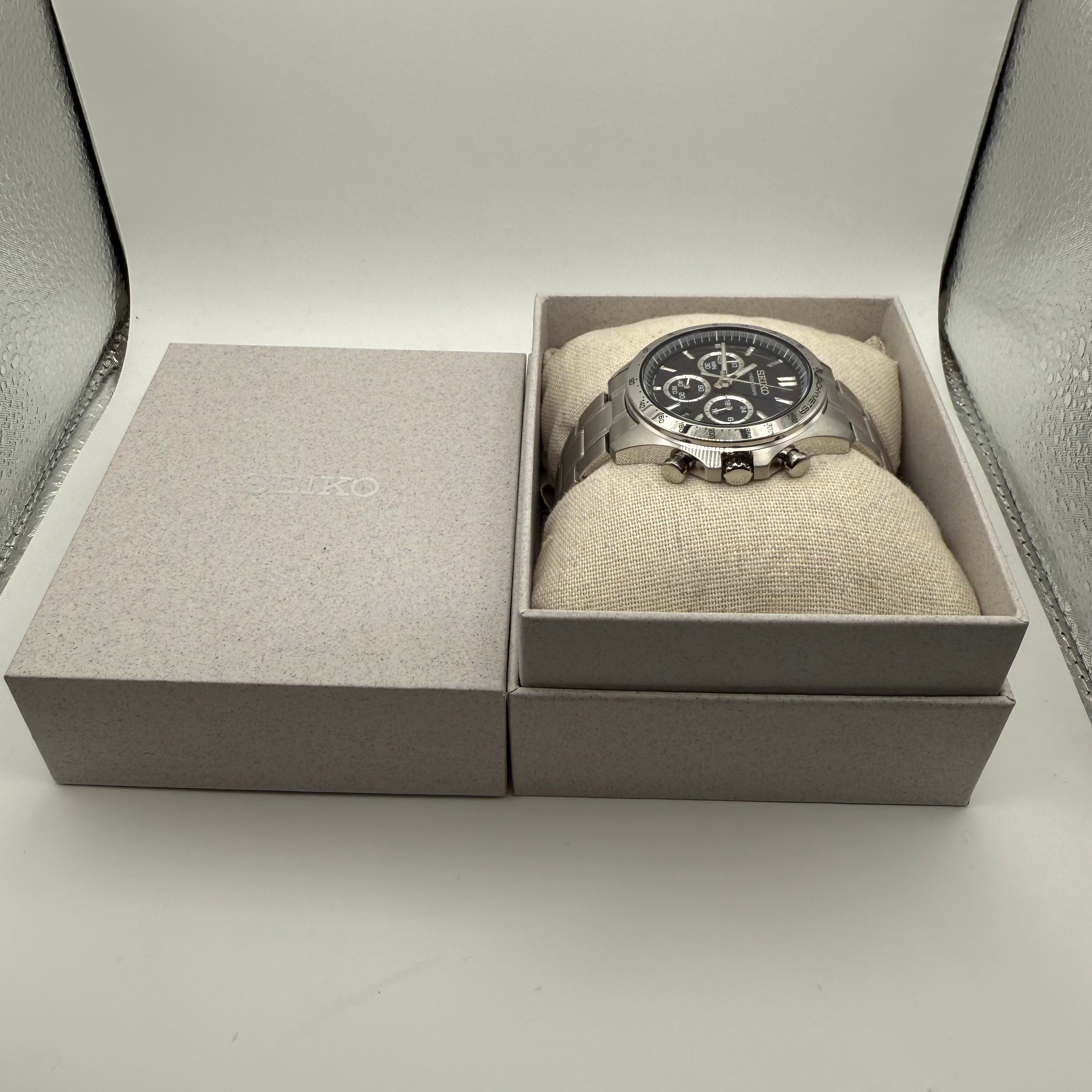 Seiko Chronograph Blue Dial-£179.99