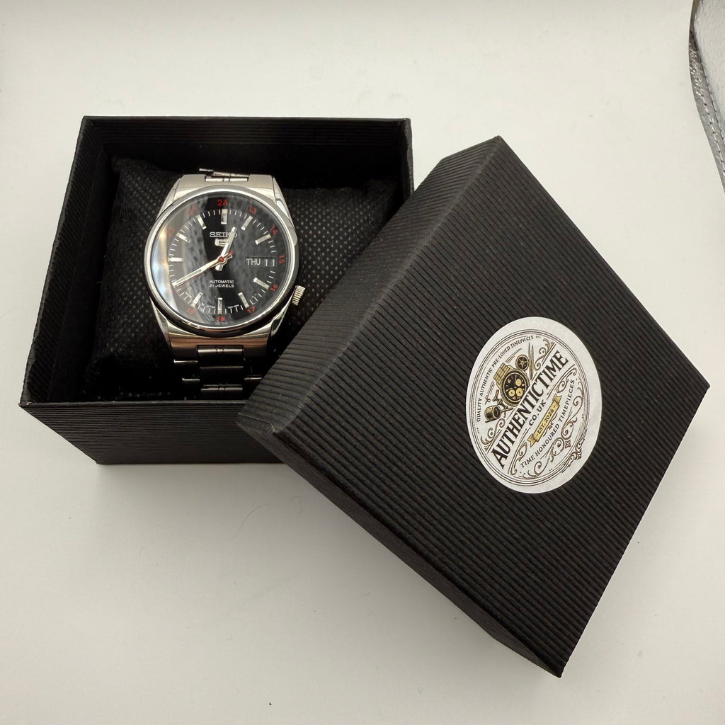 Seiko 5 Automatic 21 Jewels Black Dial-£139.95