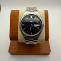 Seiko 5 Automatic Vintage Black Dial Day Date Men's Watch 6309-8930 38mm