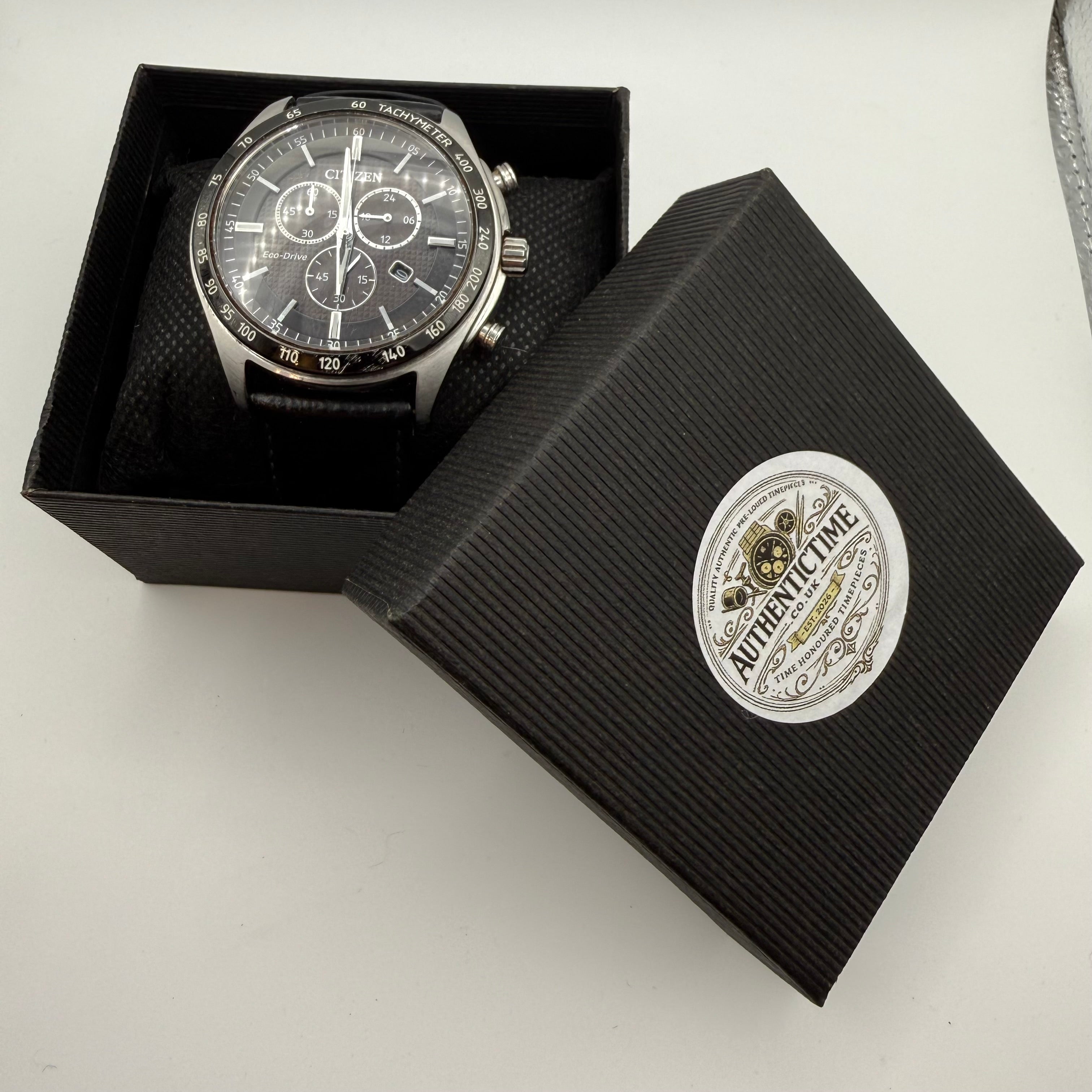 Citizen Eco-Drive Chronograph (H500-S150321) – Black DiaL- £99.99