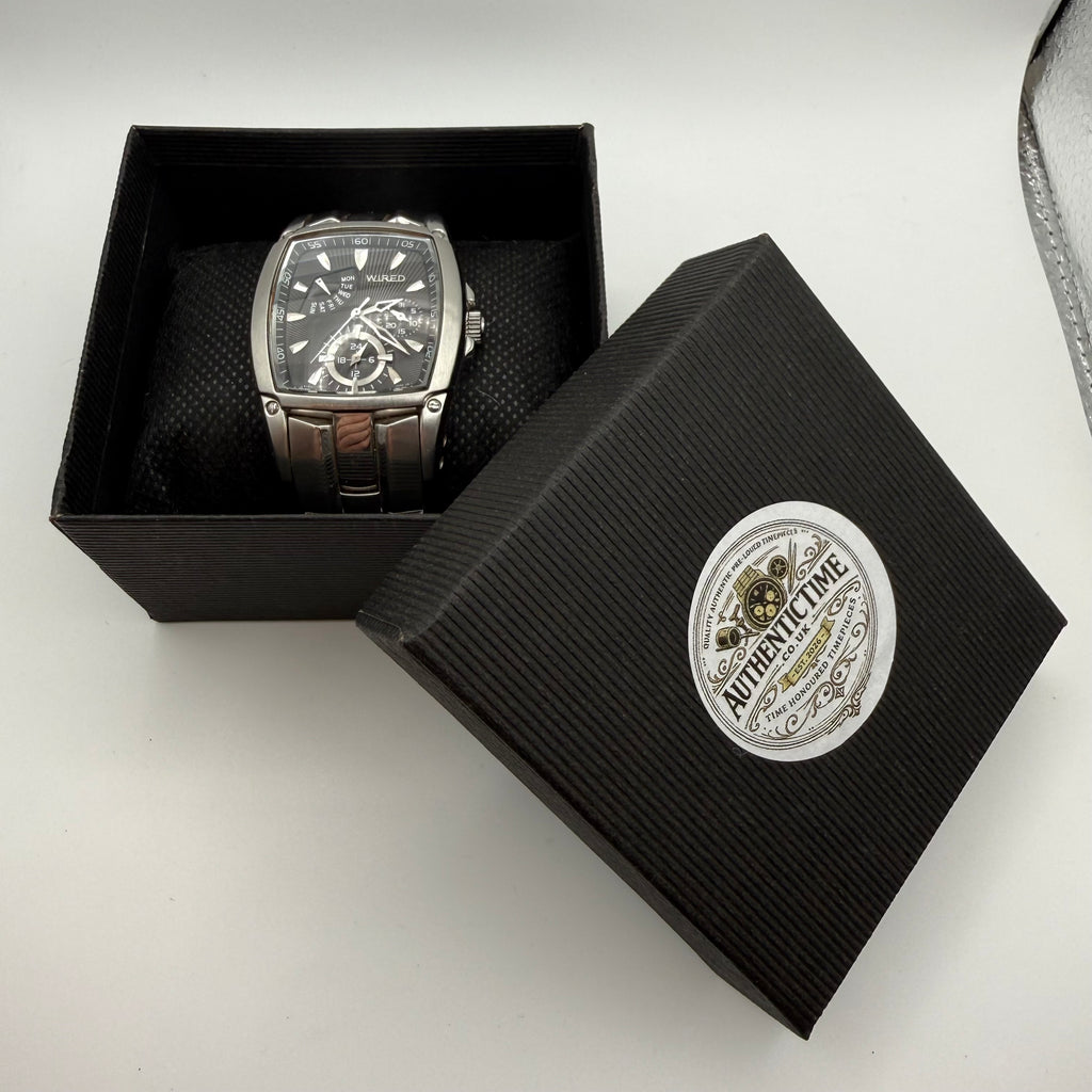 Seiko Wired 5Y67-0AB0 Stainless Steel Multifunction Quartz Watch- £59.95