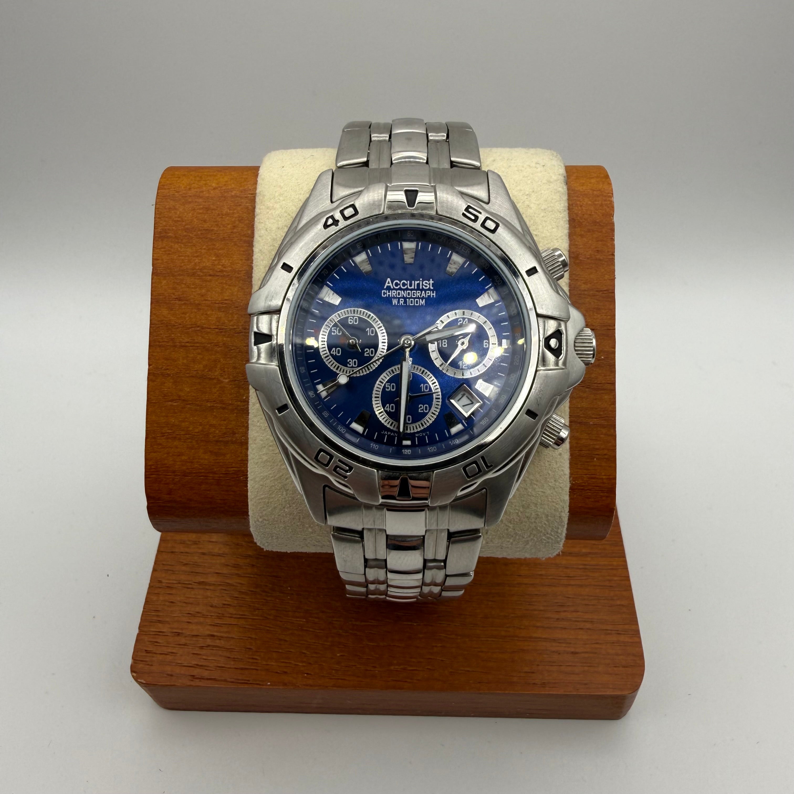Accurist Chronograph 100M – Blue Dial- £74.95