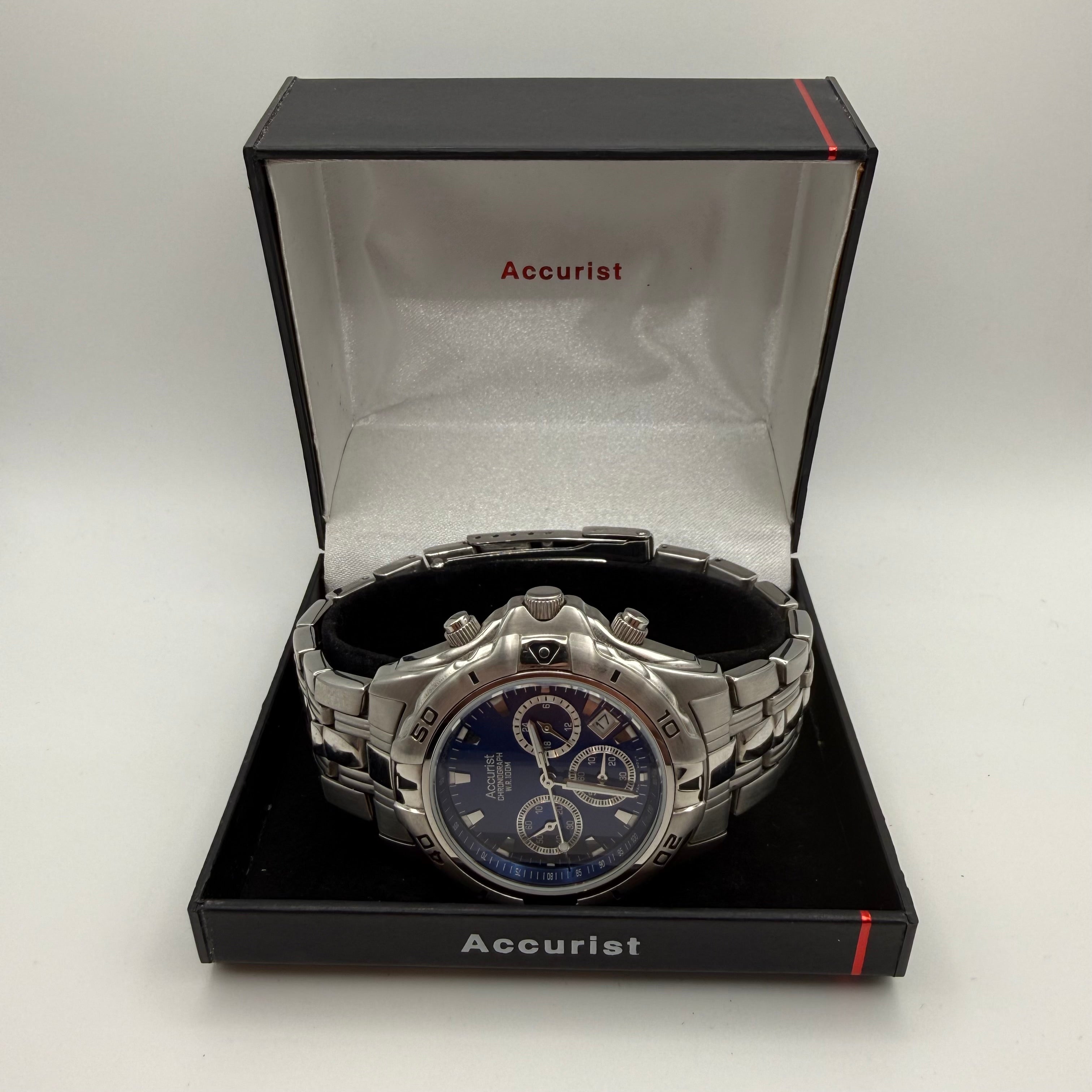 Accurist Chronograph 100M – Blue Dial- £74.95