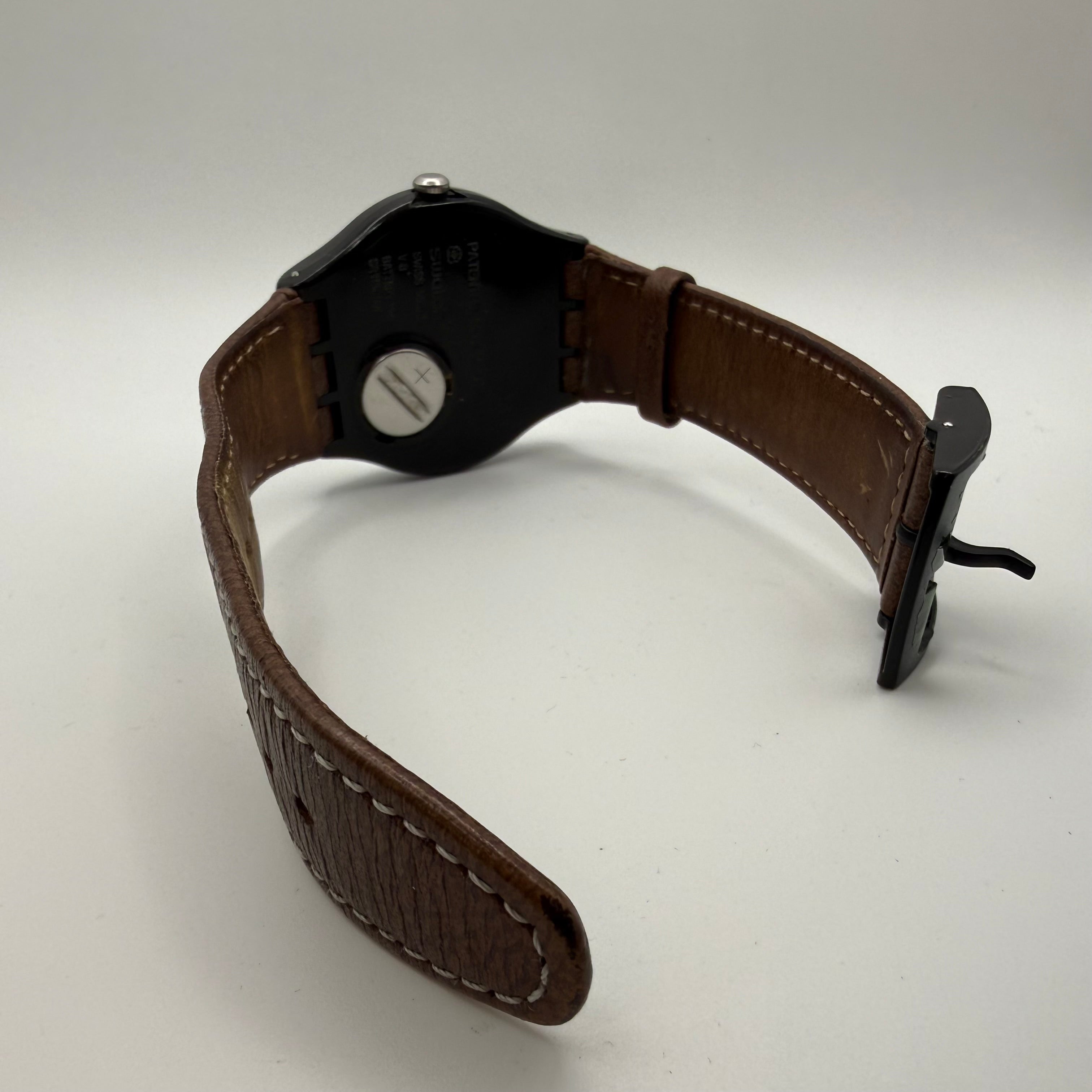 Swatch Swiss Skeleton Dial Green Tarta- £49.99