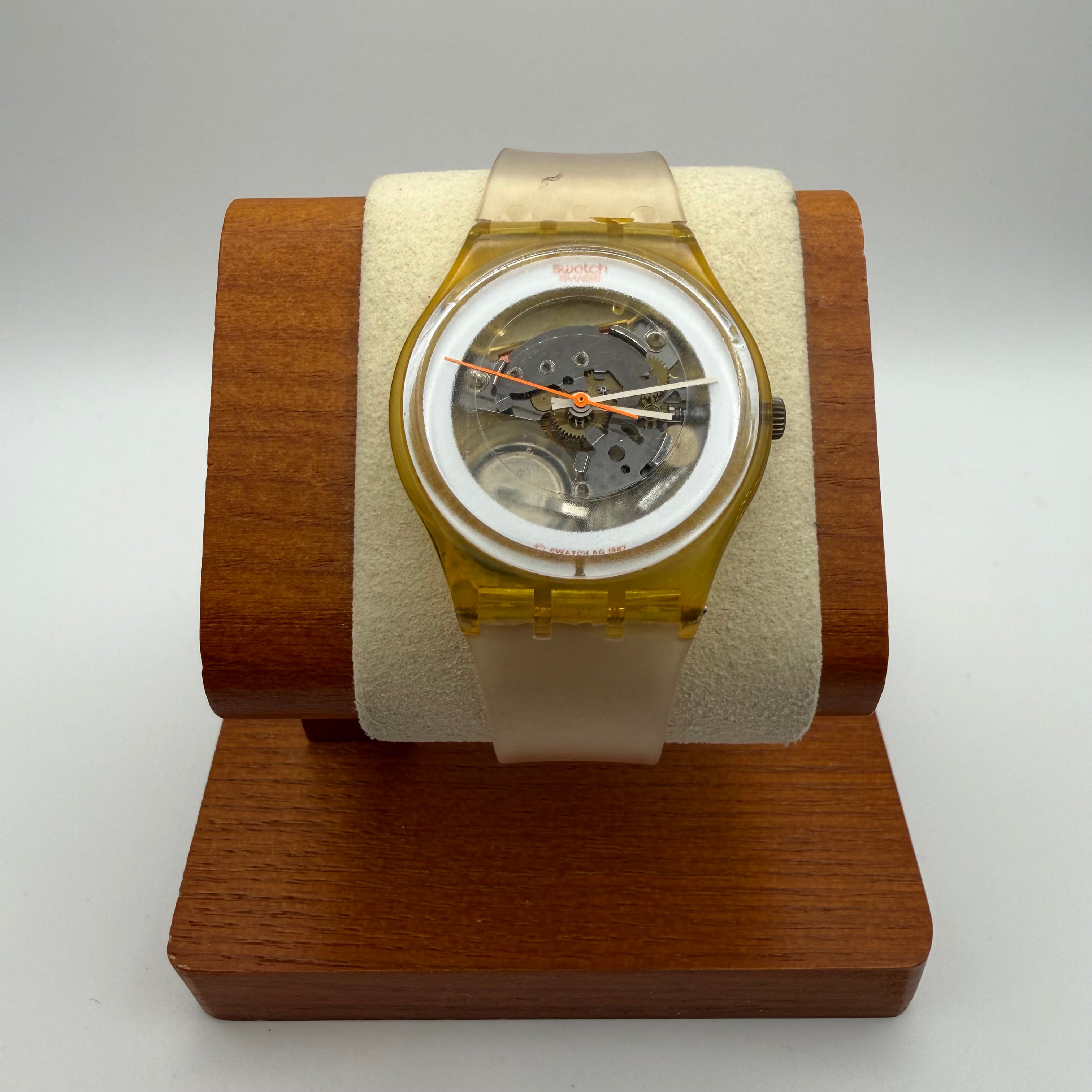 Swatch Scuba 200 Skeleton Dial Yellow Case- £59.95