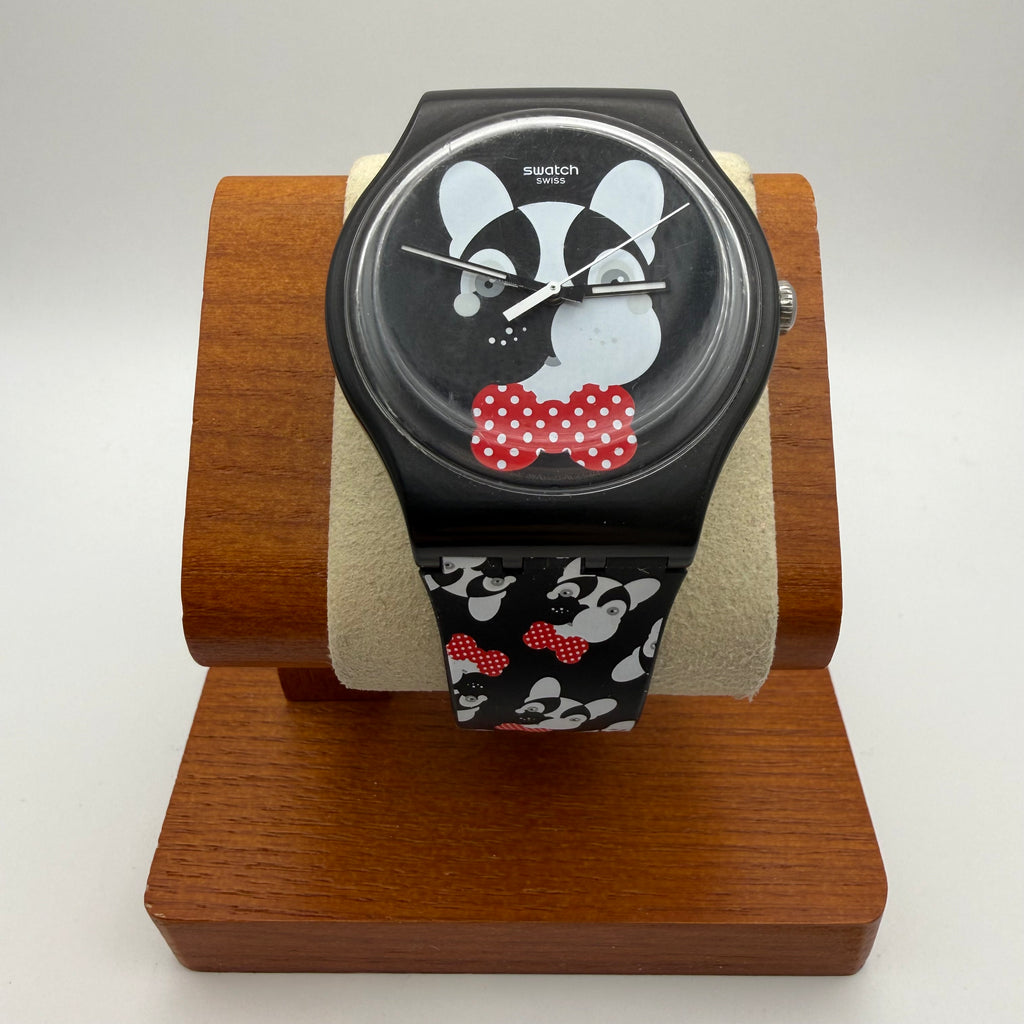 Swatch French Bulldog – Black Strap- £44.99