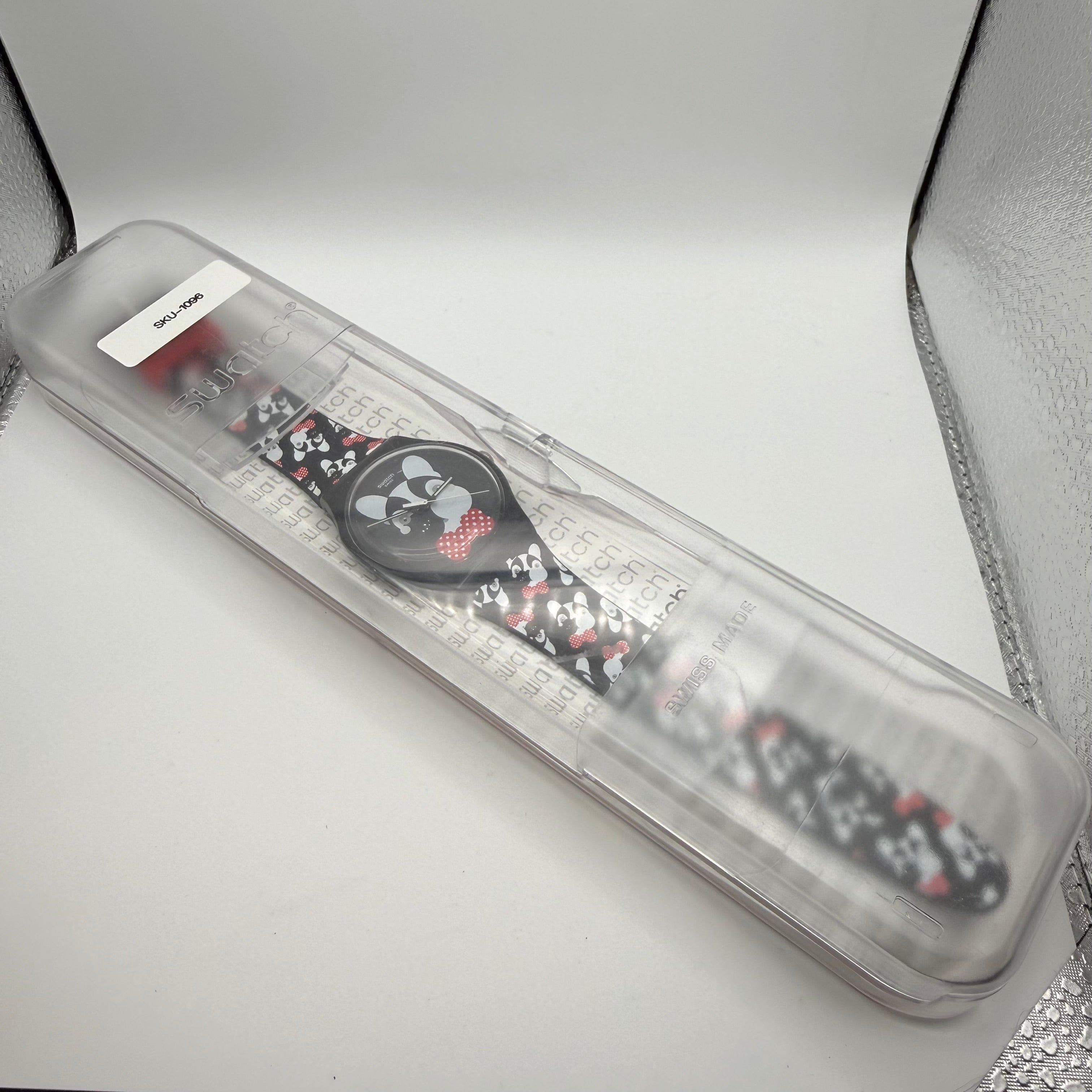 Swatch French Bulldog – Black Strap- £44.99