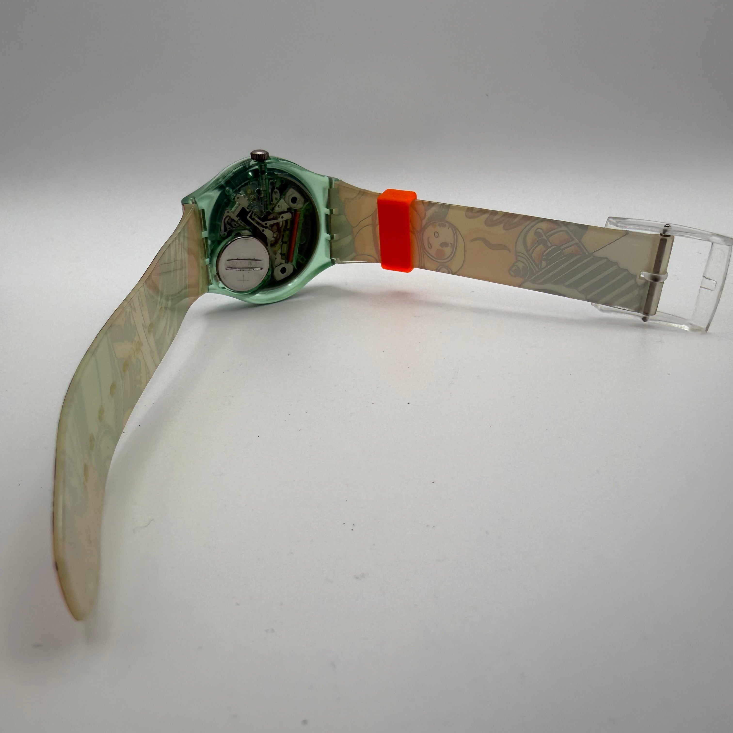 Swatch Swiss Vintage 1991 Astronaut Art Watch (Boxed- £79.99