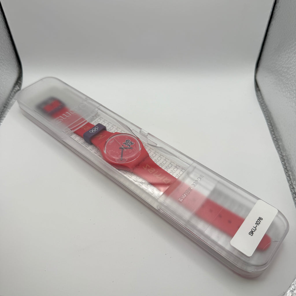 Swatch “London 2012” Olympic Games Red Watch- £69.95