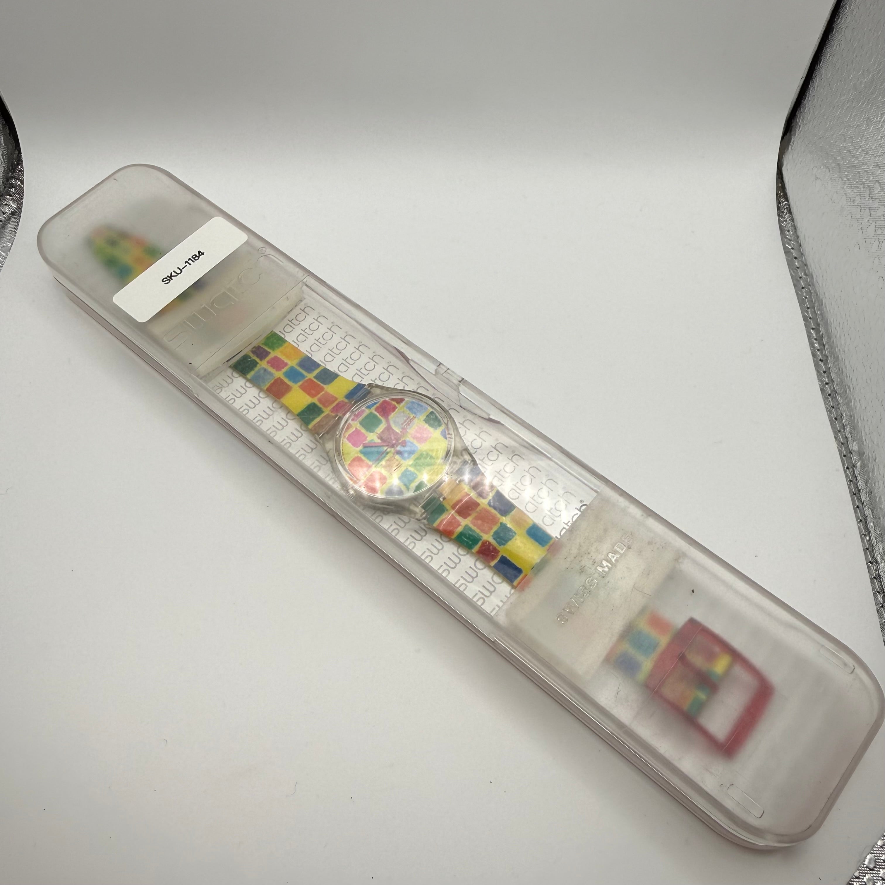 Swatch Originals Gent “Colour Blocks / Mosaic”- £59.99