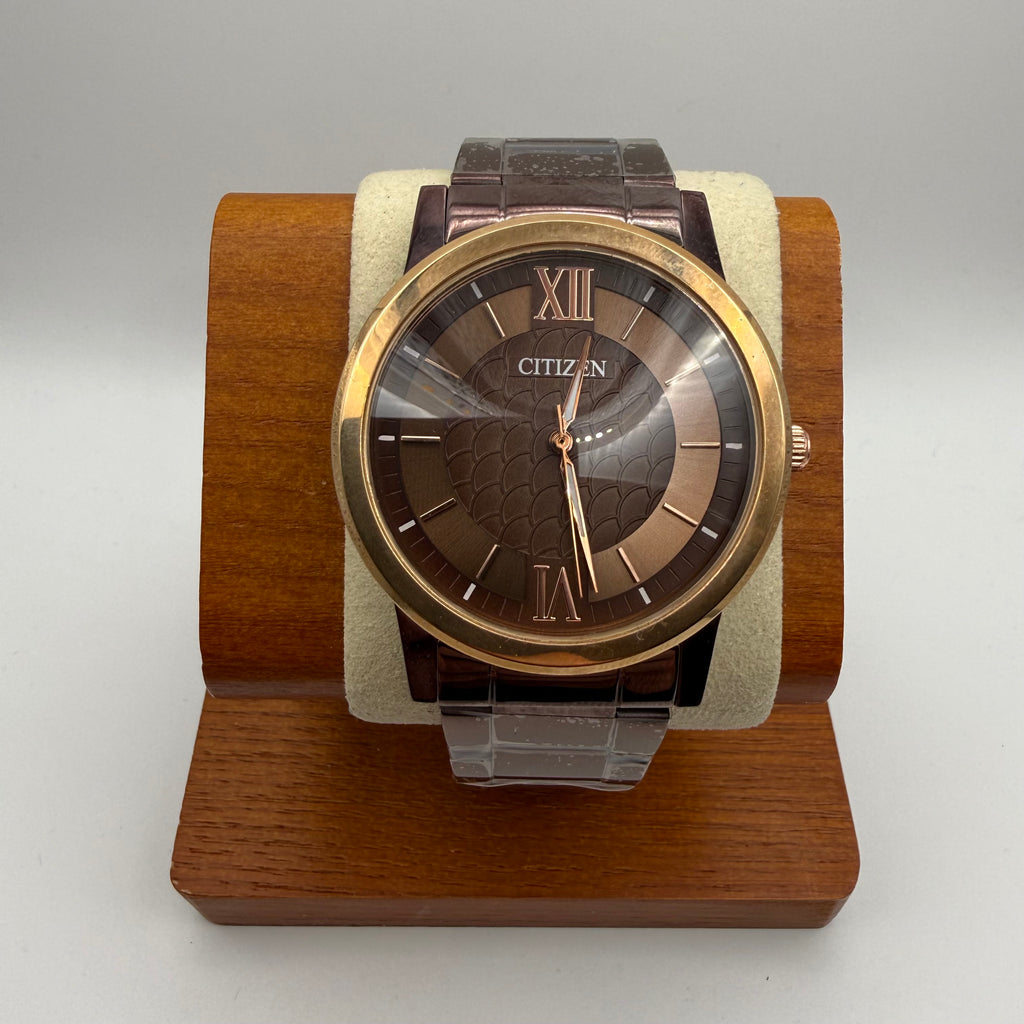 Citizen Quartz Model 14789 – Brown & Rose Gold Tone - £69.99