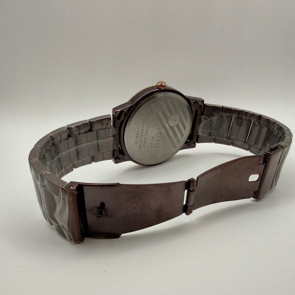 Citizen Quartz Model 14789 – Brown & Rose Gold Tone - £69.99