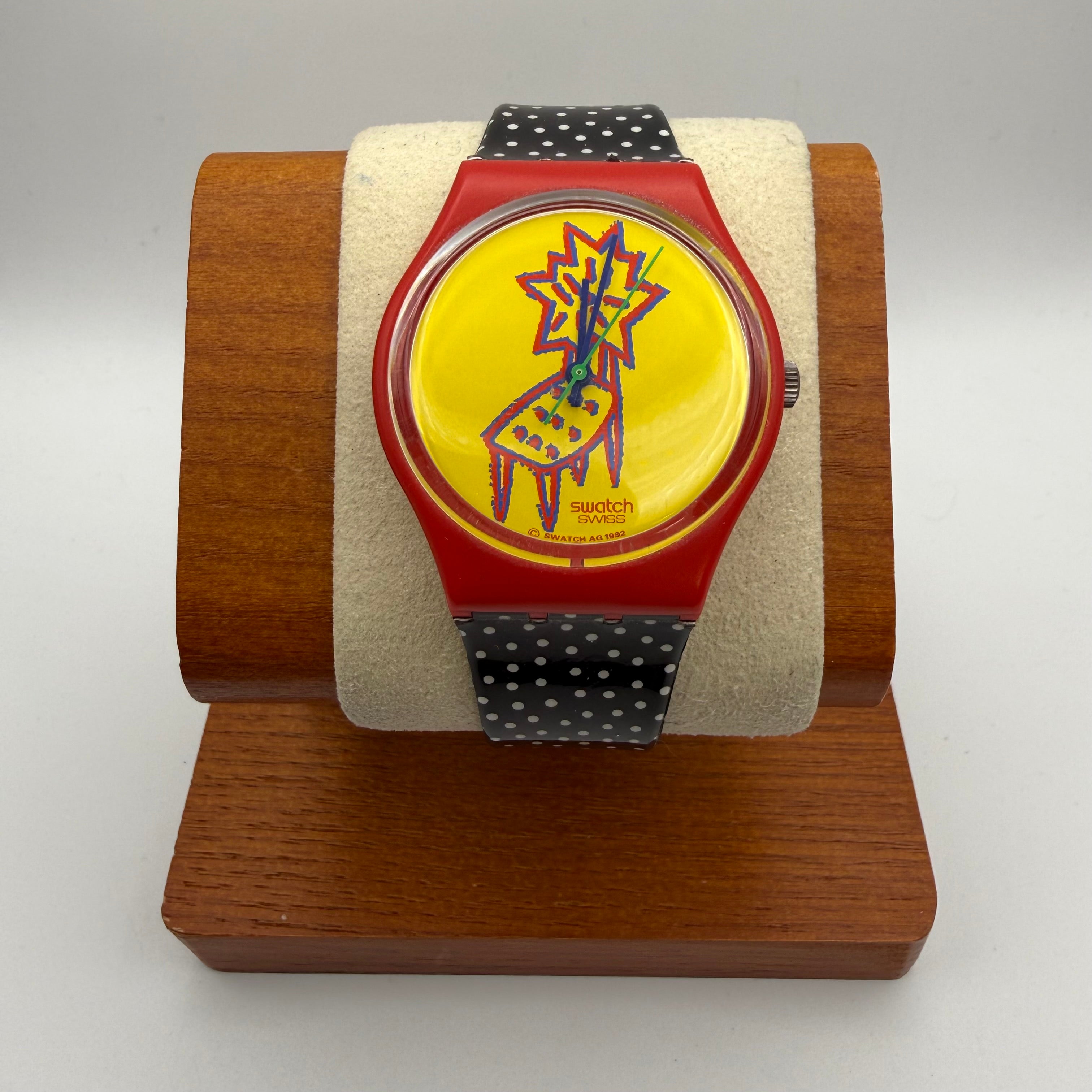 Swatch “Dot Chair” 1992 Swiss Graphic Watch- £29.95