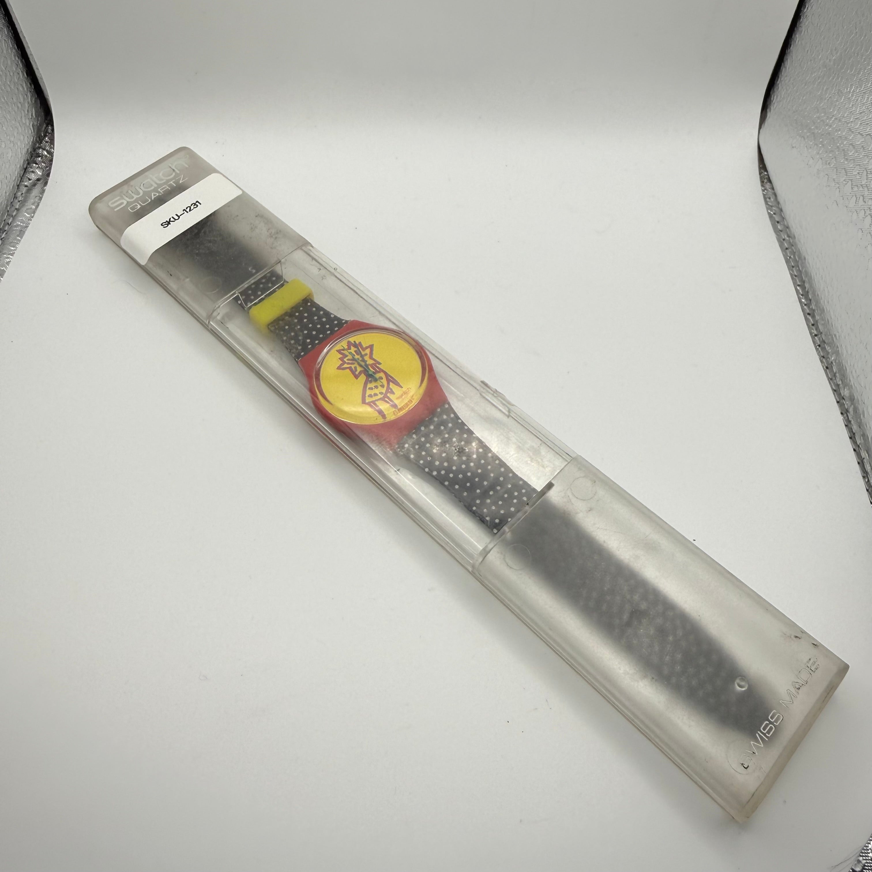 Swatch “Dot Chair” 1992 Swiss Graphic Watch- £29.95