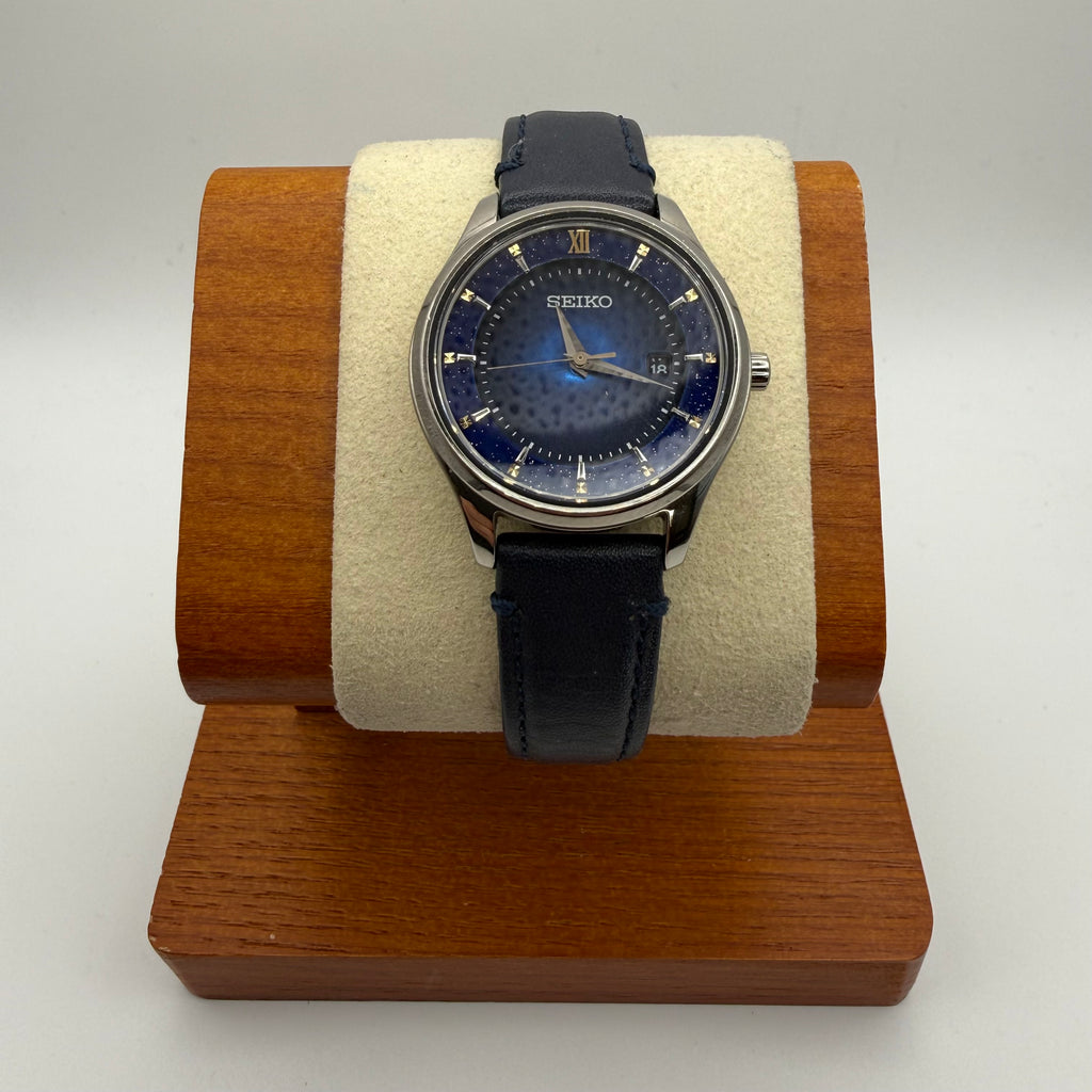 Seiko Solar (V137-0DP0) Blue Dial Dress Watch- £89.99