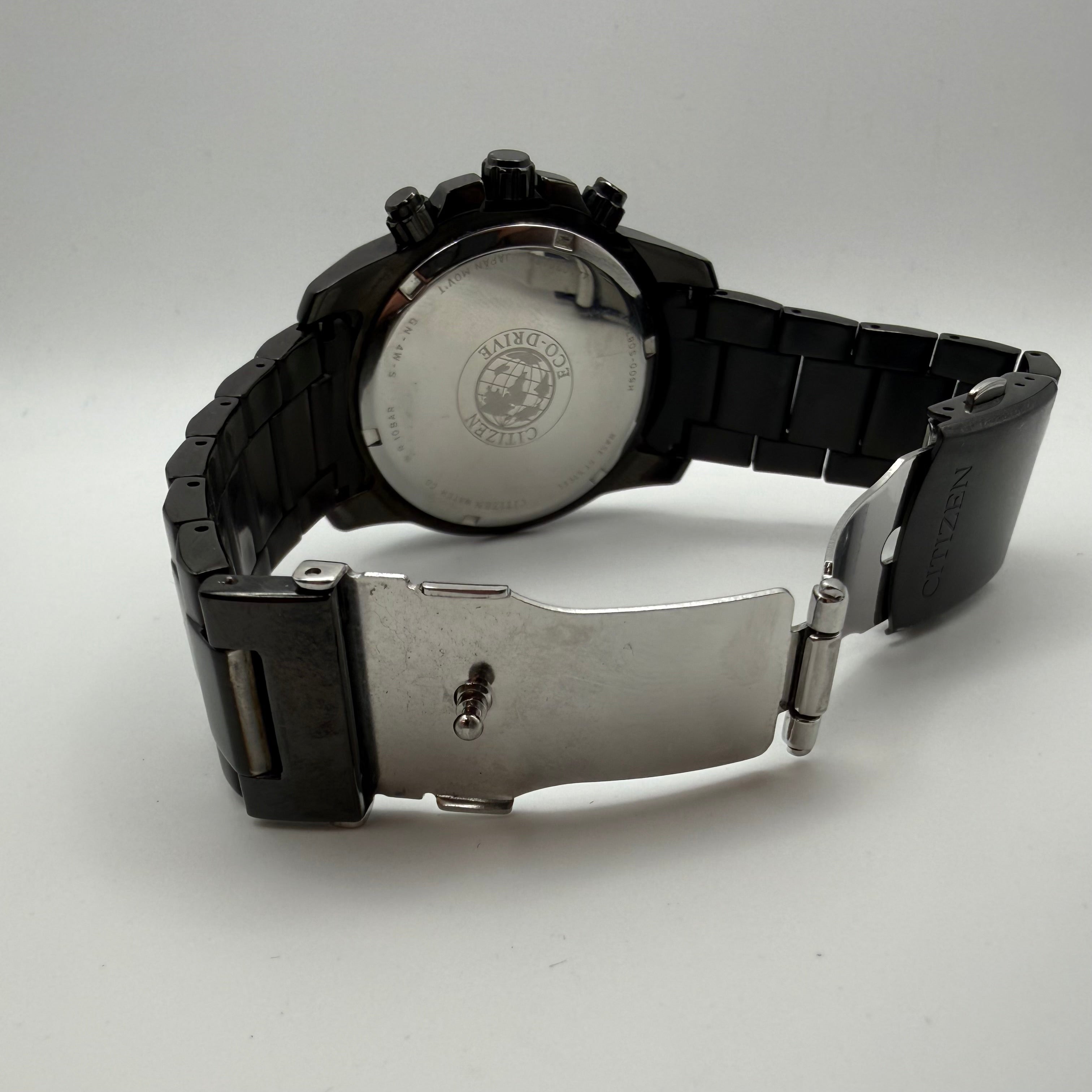 Citizen Eco-Drive Chronograph – Black Ion Plated- £149.99