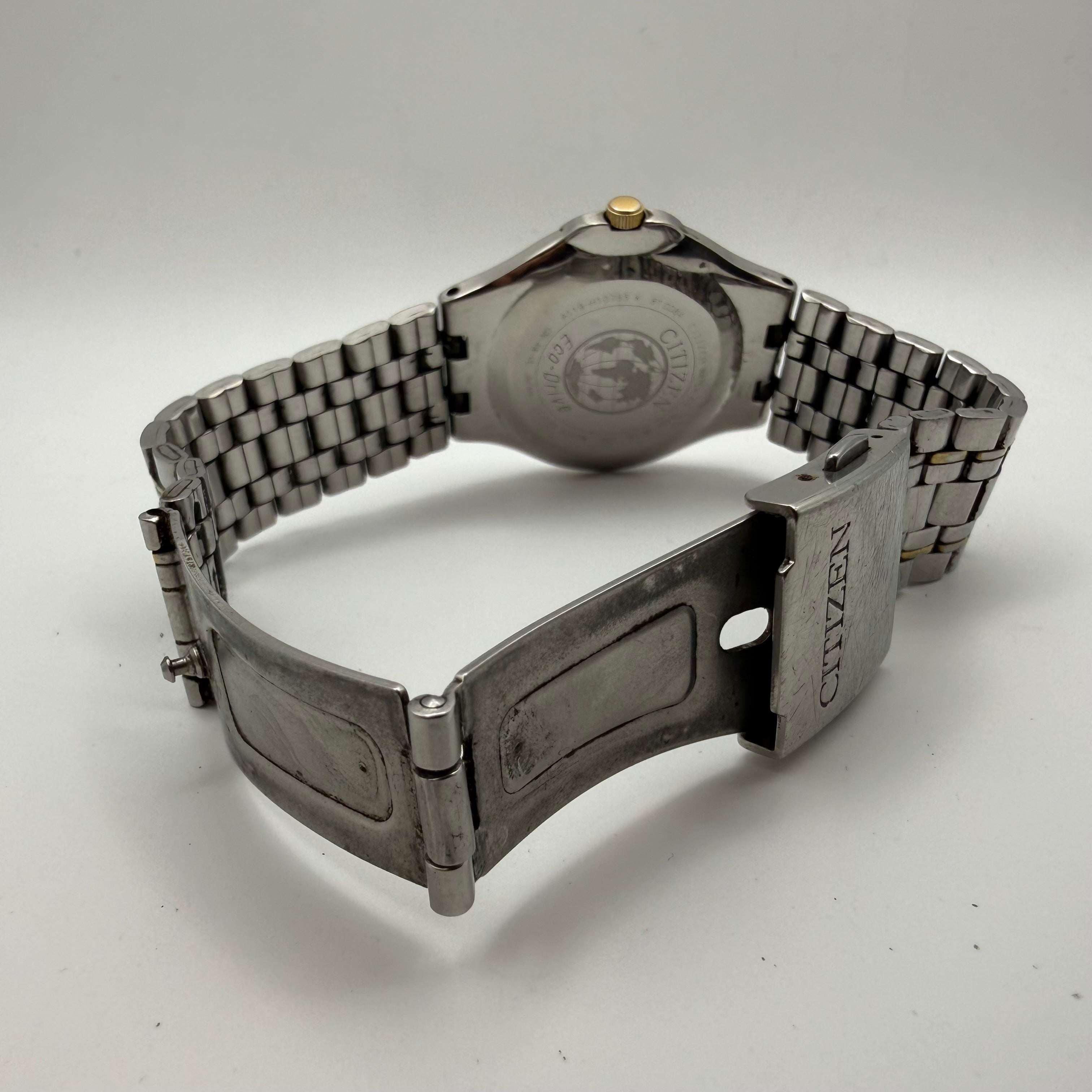 Citizen Eco-Drive dress watch with a crisp white dial- £79.99