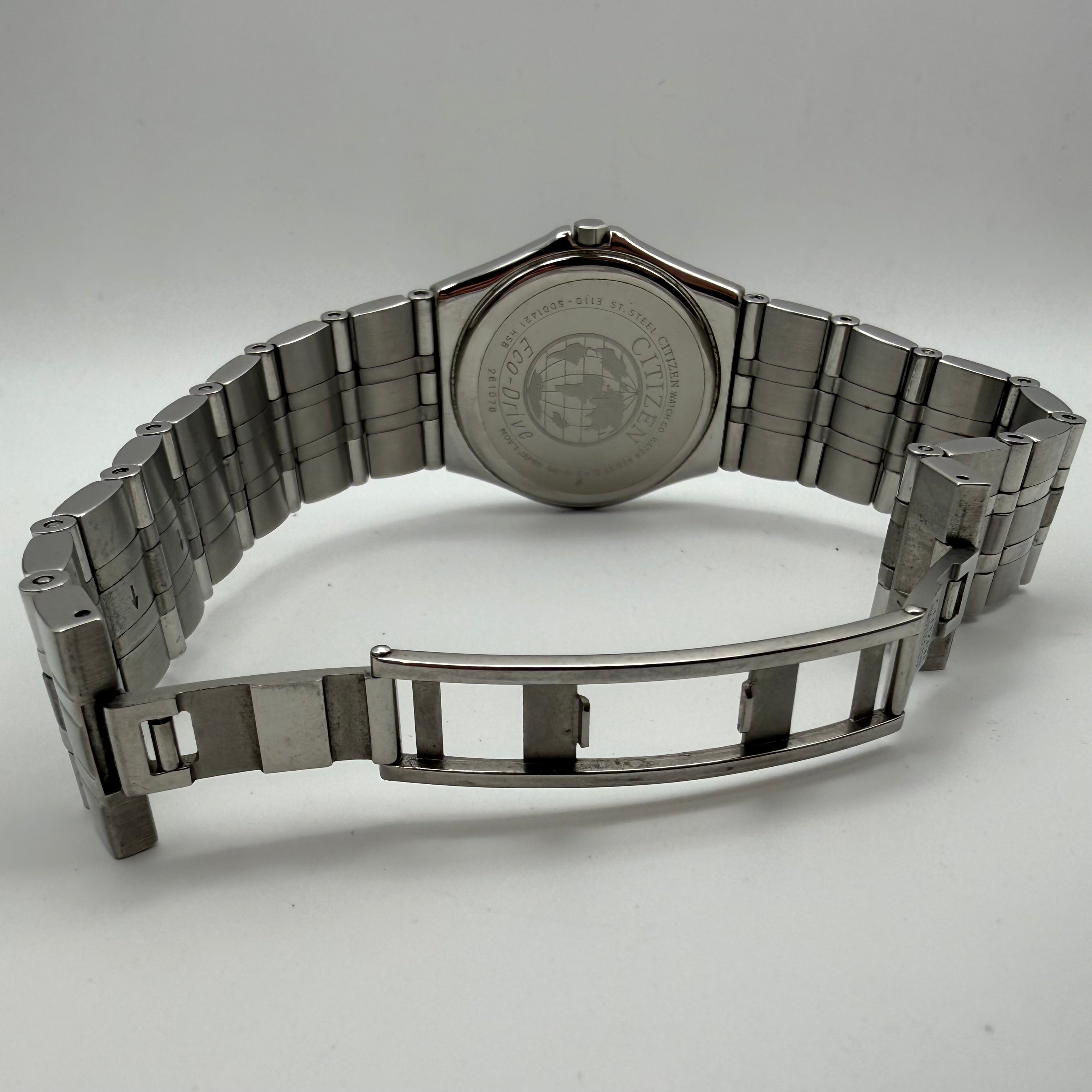 Citizen Eco-Drive Diamond Bezel – Stainless Steel – Black Dial- £69.99