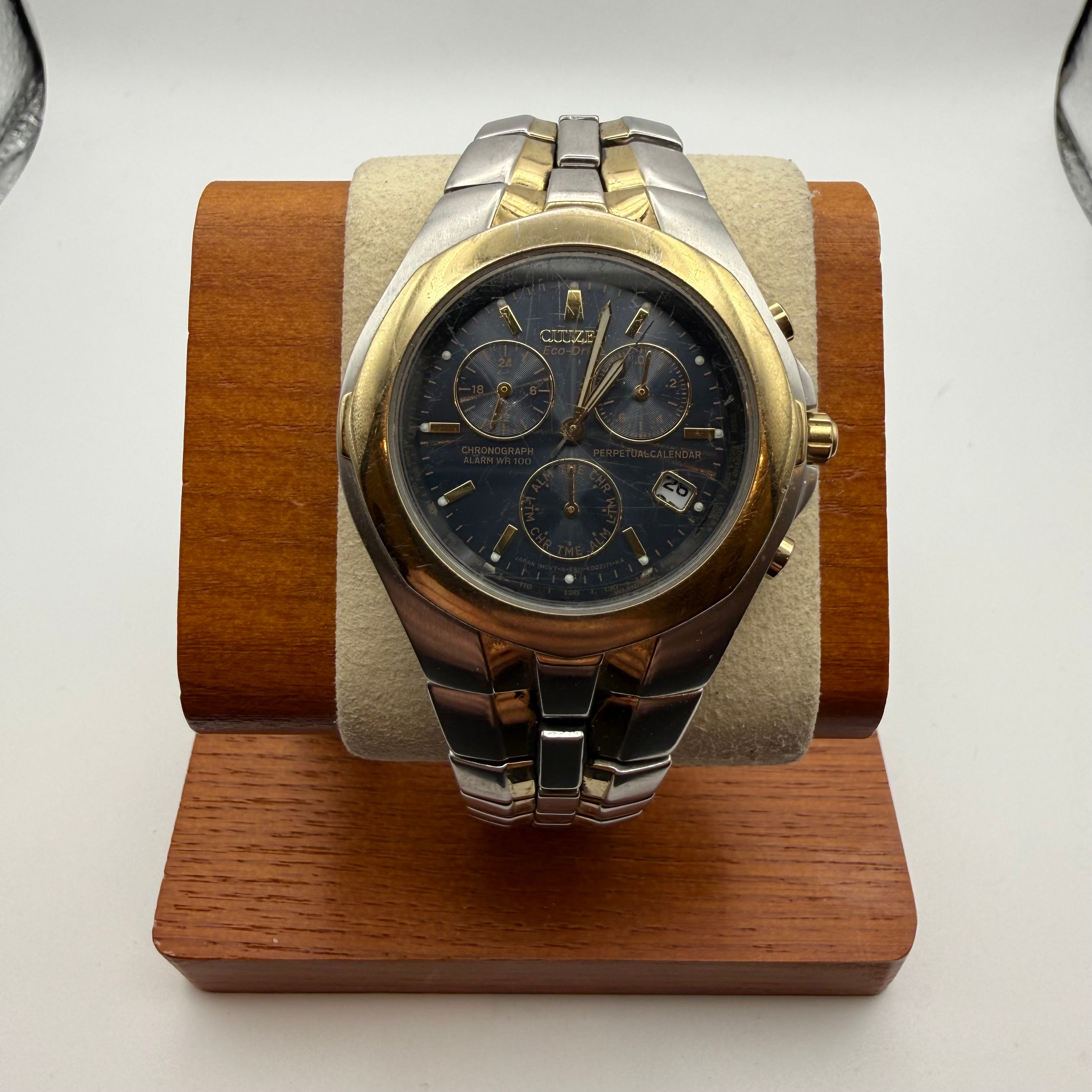 Citizen Eco-Drive Perpetual Calendar Chronograph – Two Tone- £109.99